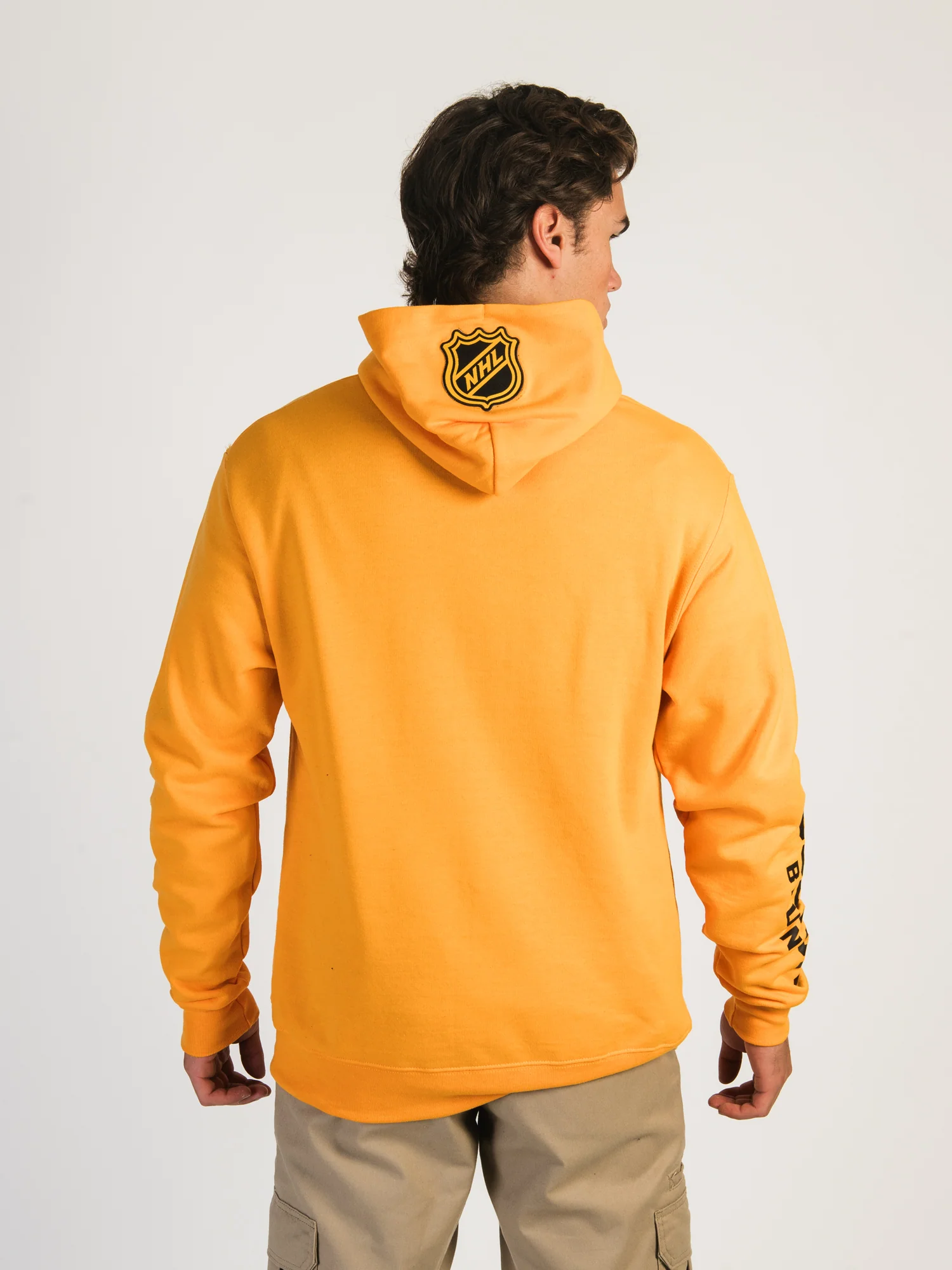 NMCHAMPION NHL BOSTON BRUINS CENTER ICE PULL OVER HOODIE