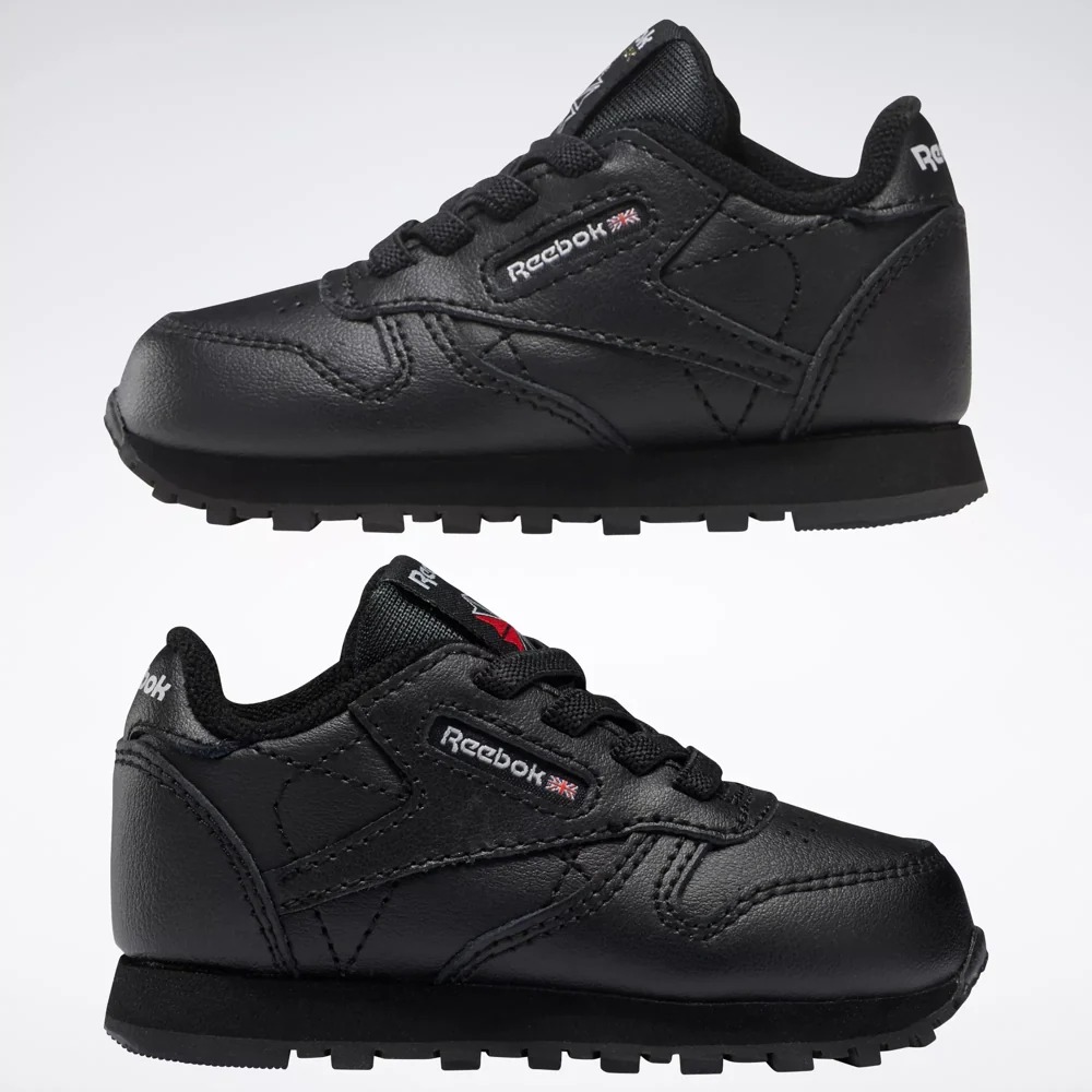 NMReebok Kid's Classic Leather Shoes - Core Black