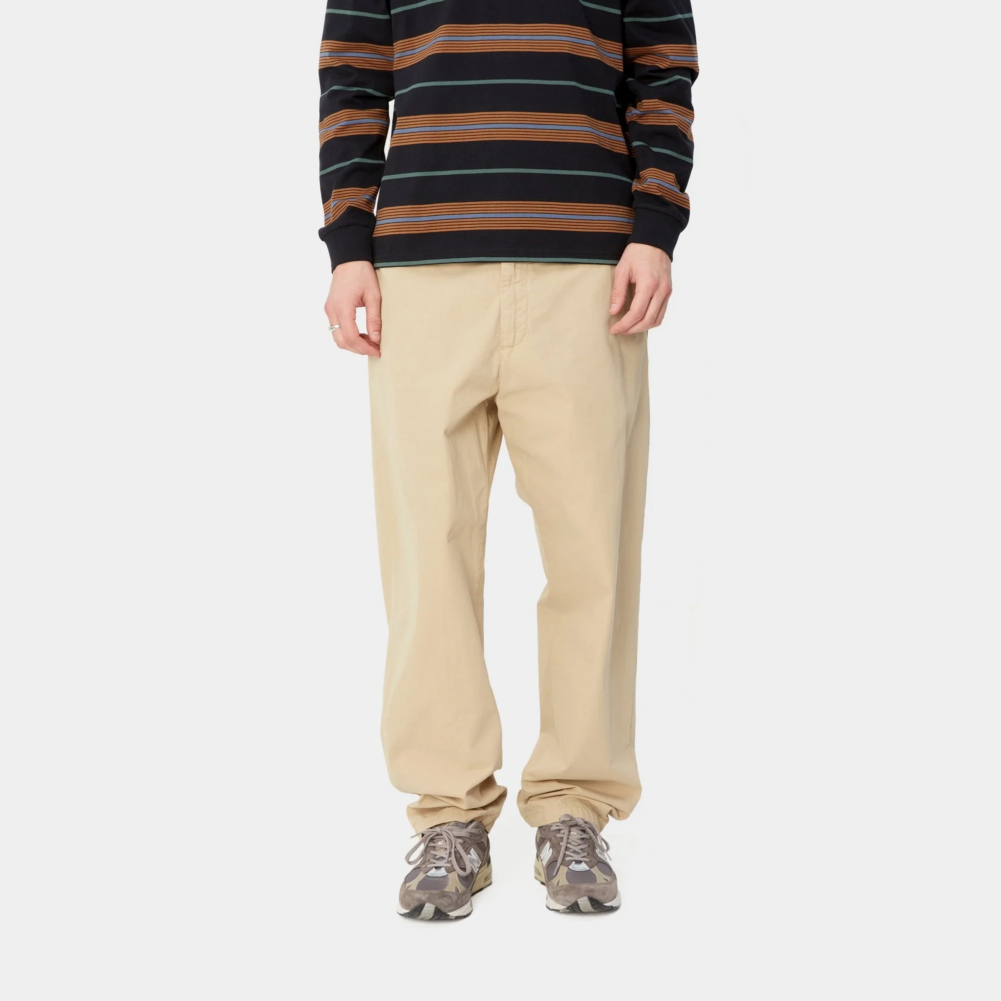 NMCalder Pant - Poplin | Wall (garment dyed)