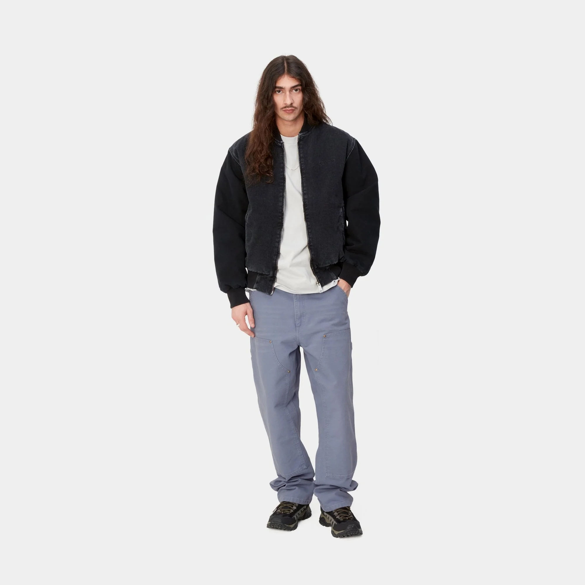 NMDouble Knee Pant | Bay Blue (aged canvas)