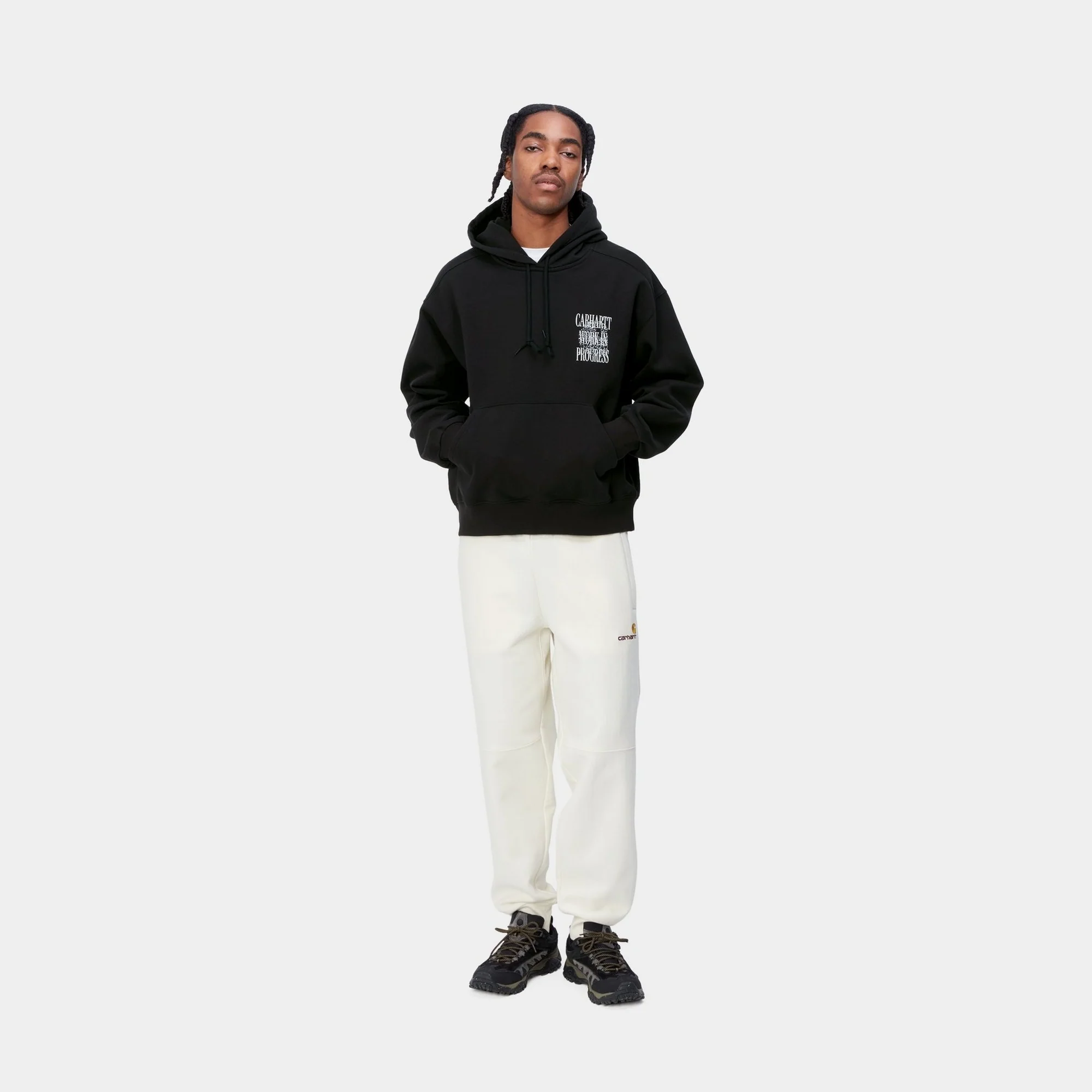 NMHooded Always a WIP Sweatshirt | Black