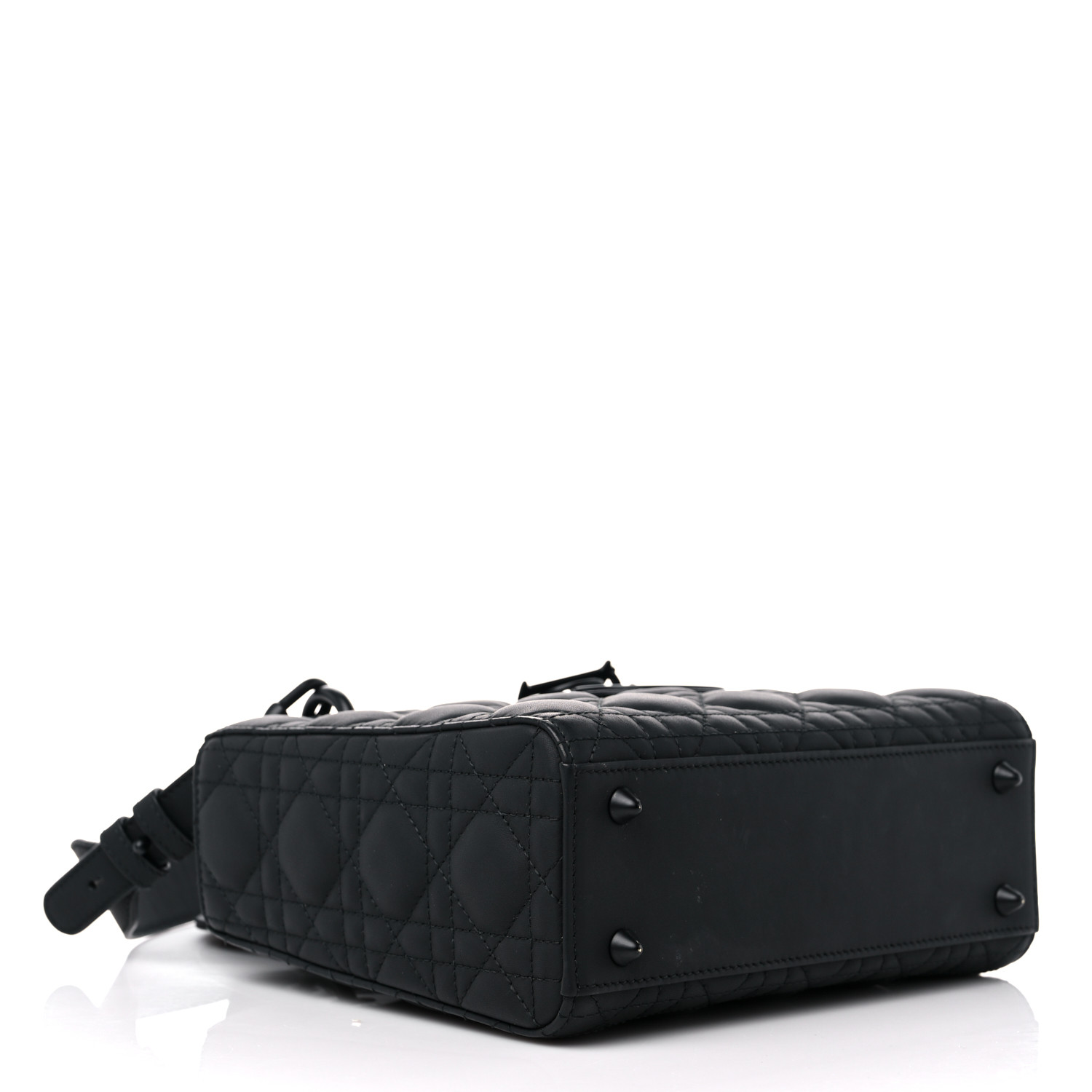 NMUltra Matte Calfskin Cannage Small My ABC Lady Black