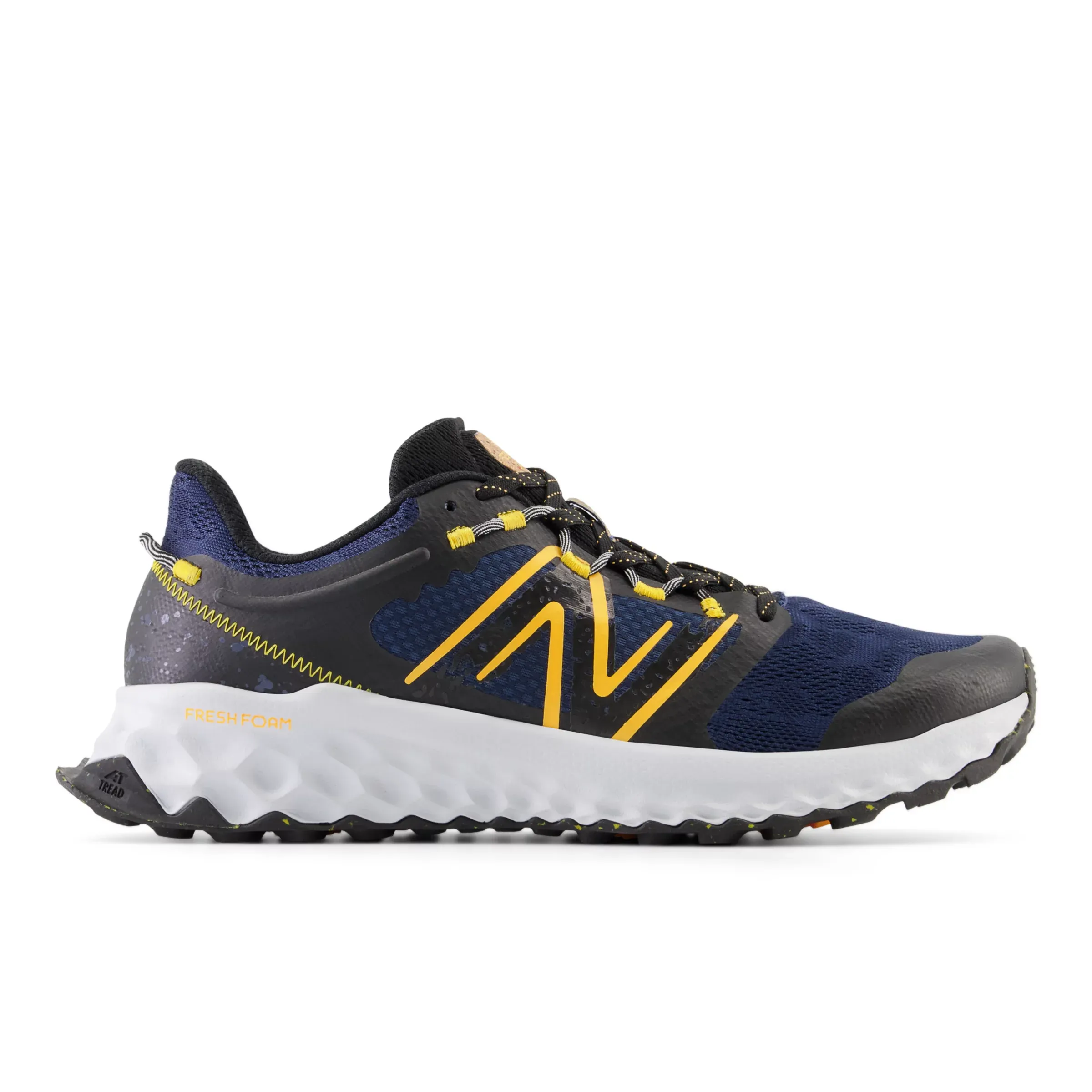 NMFresh Foam Garoé - NB Navy with Hot Marigold and Black
