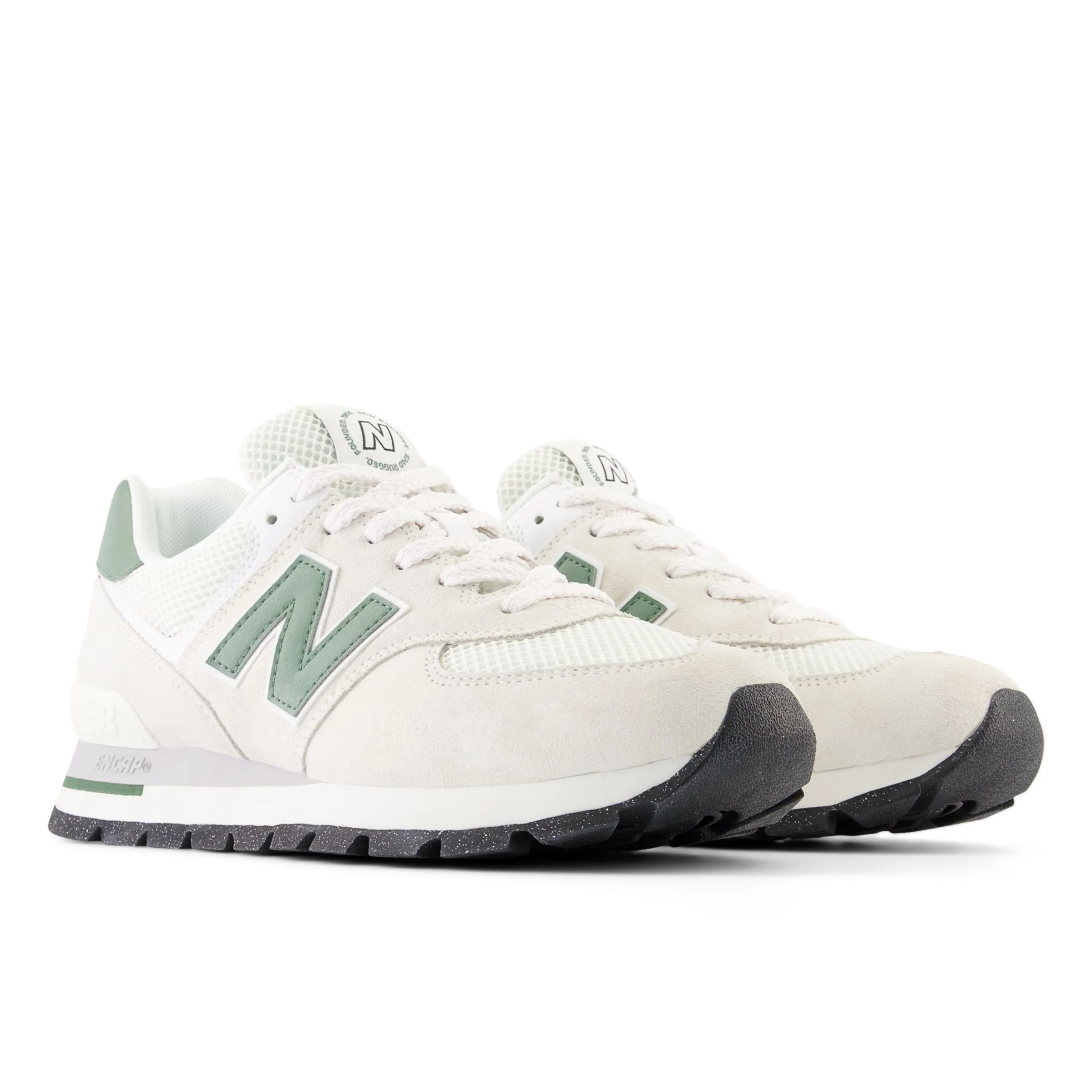 NM574 - White with Green