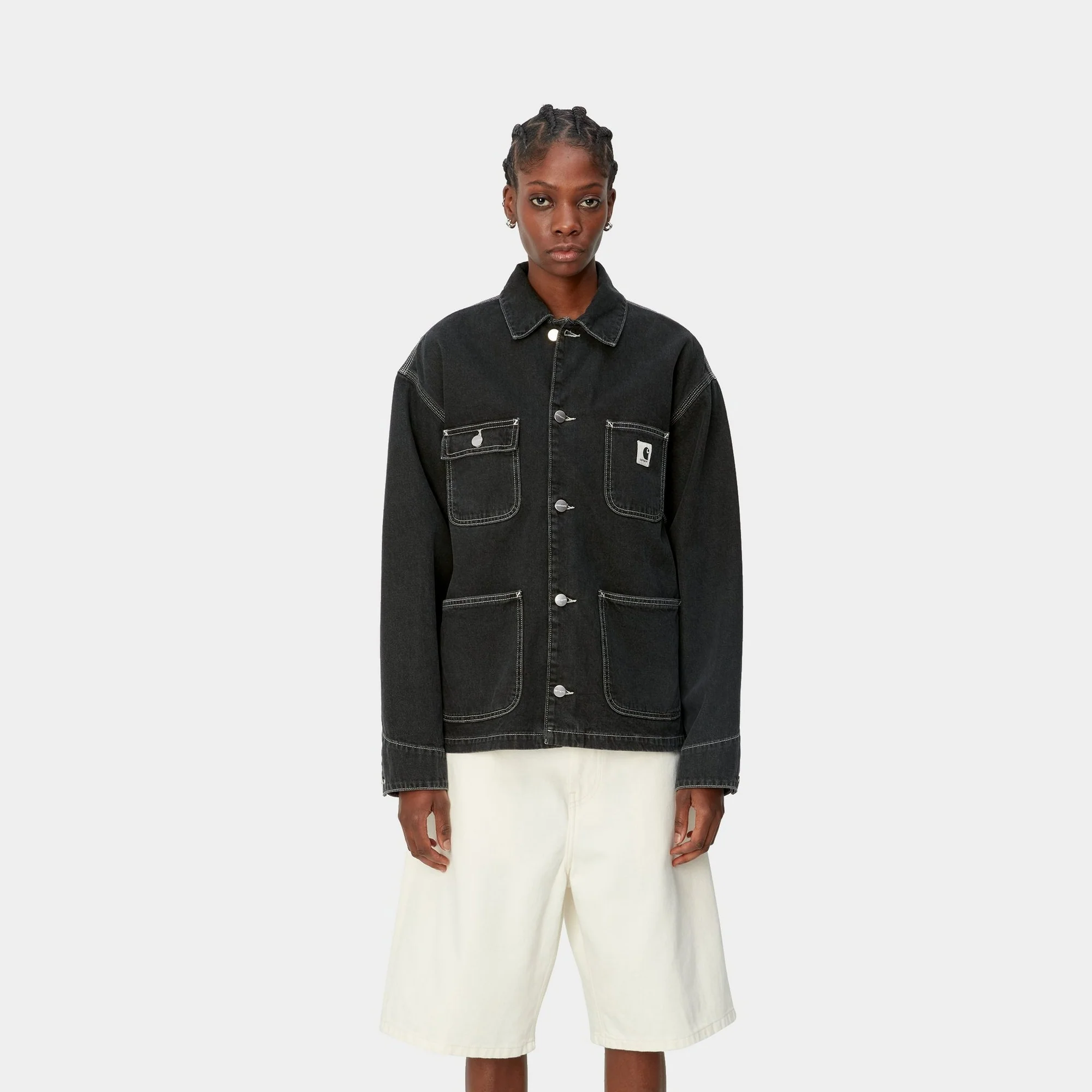 NMWomen's OG Michigan Coat (Spring) - Denim | Black (stone washed)