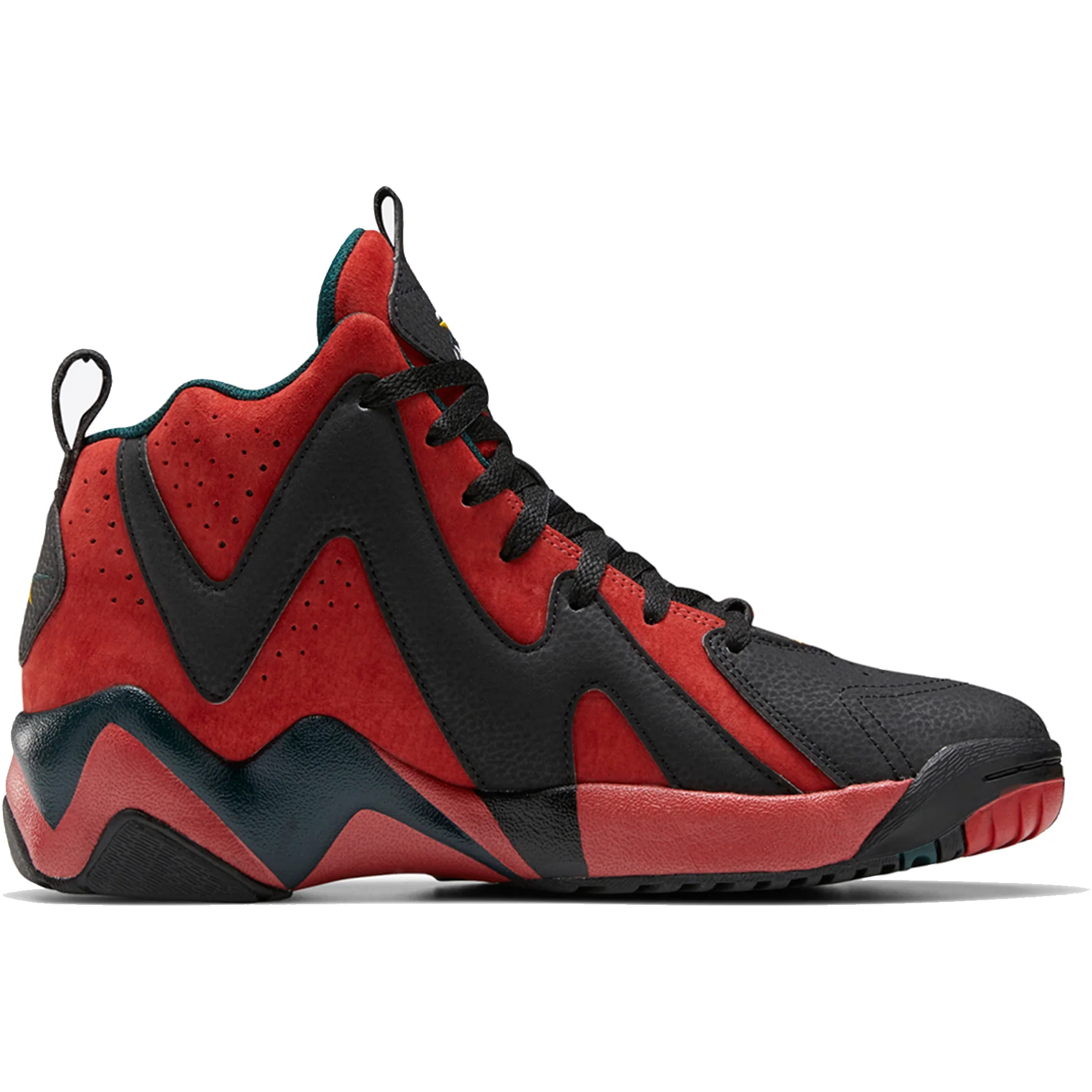 NMReebok Men's Kamikaze II OG Alternate Imprints Shoes - Red / Black