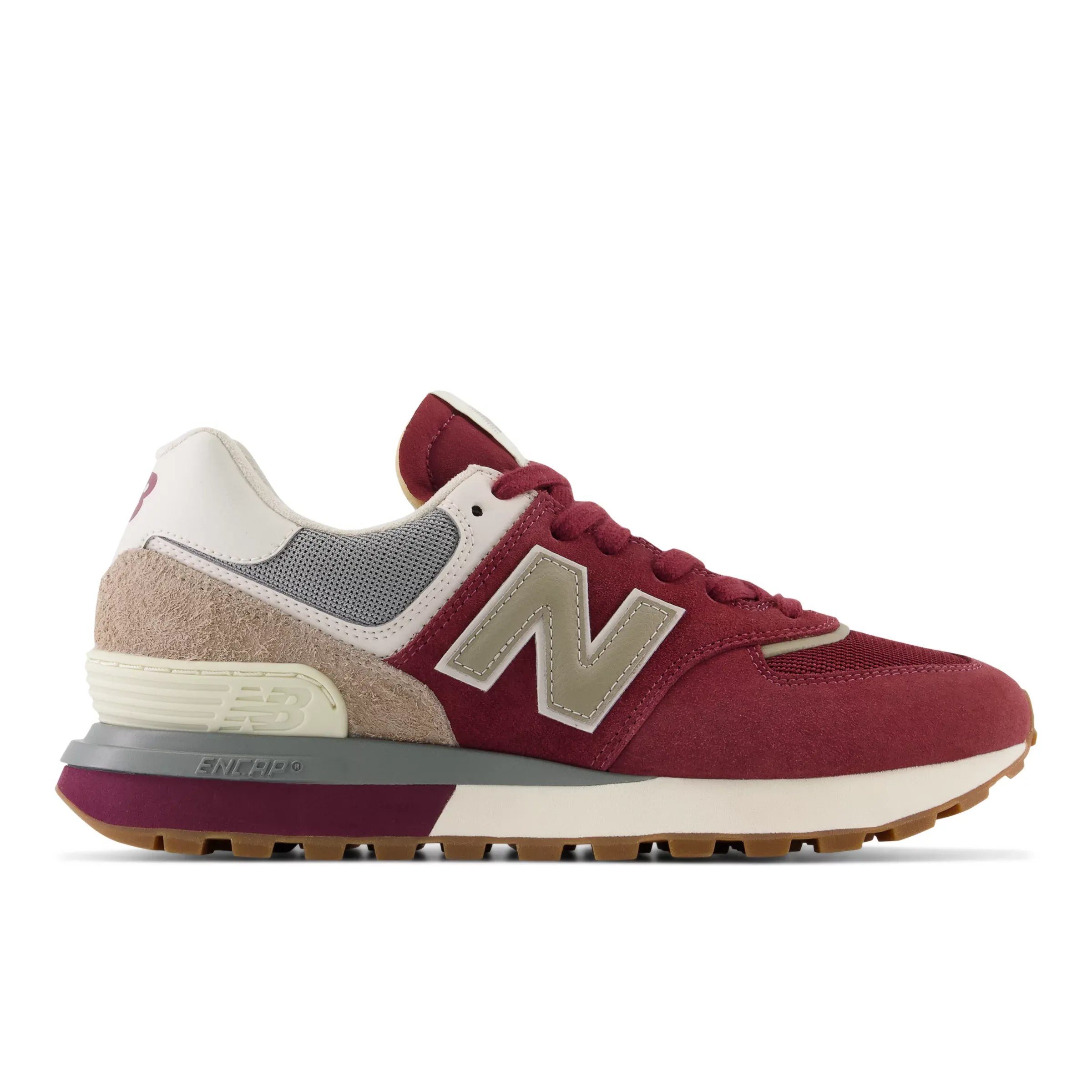 NMU574LG - Burgundy with Beige