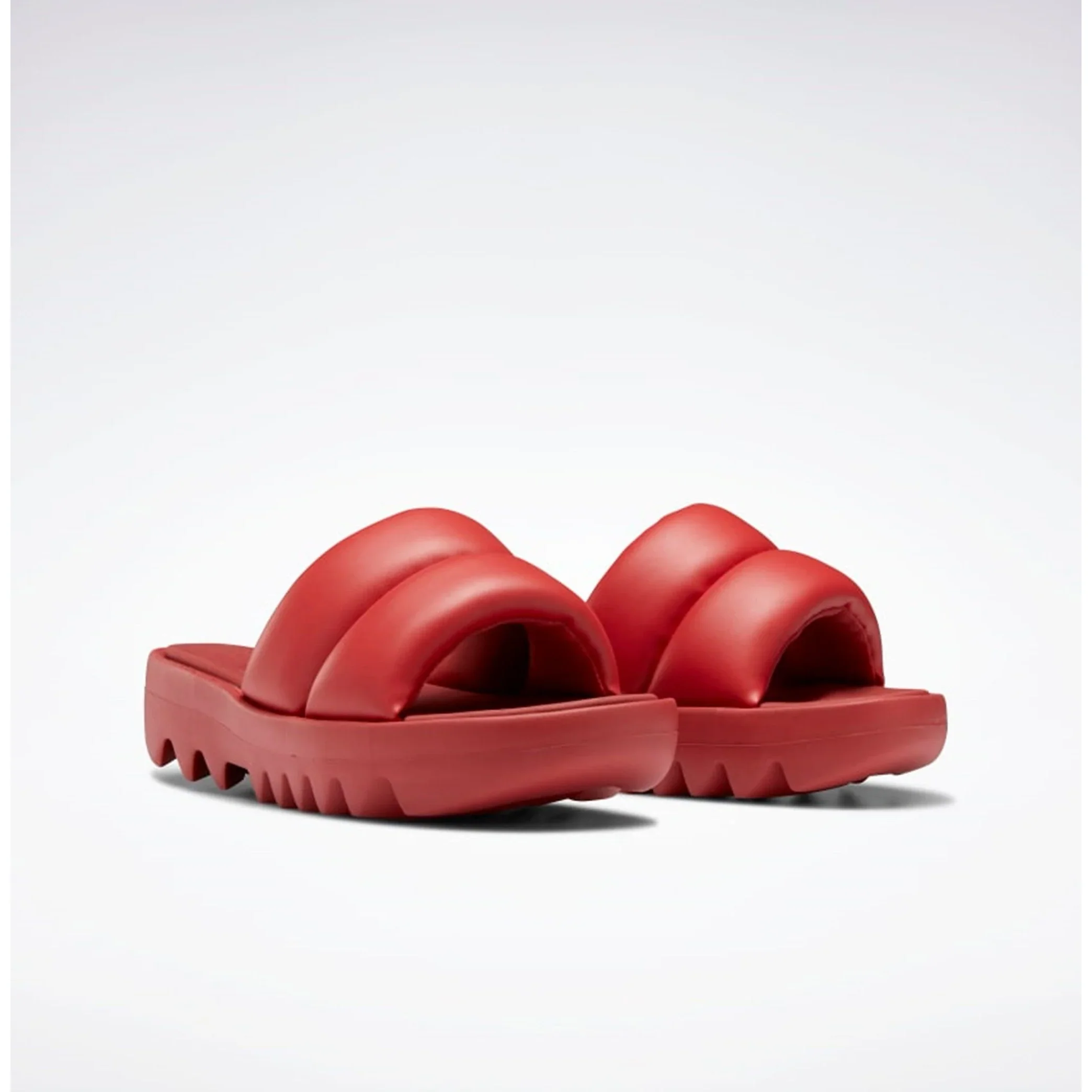 NMReebok Women's Cardi B Slides - Mars Red