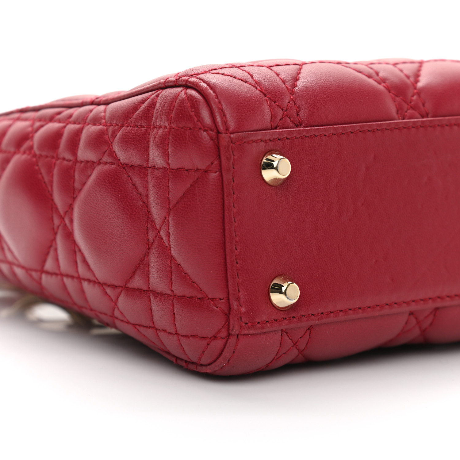 NMLambskin Cannage Mini Lady Burgundy