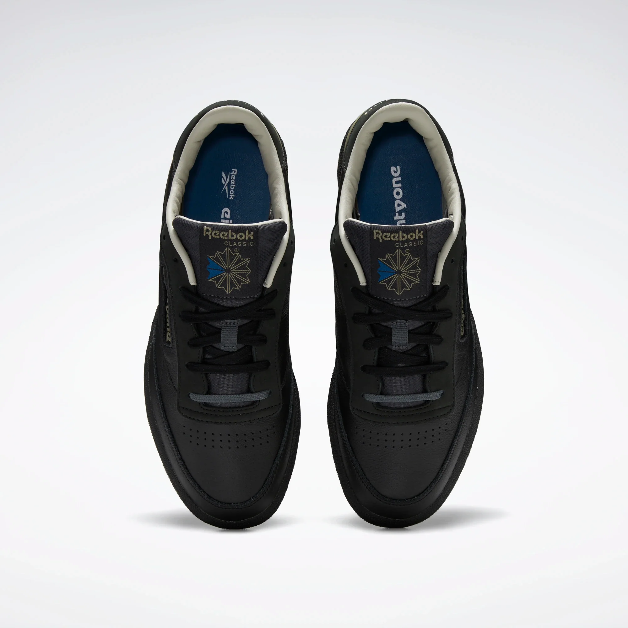 NMReebok Men's Club C 85 Shoes - Black / Khaki / The Blues