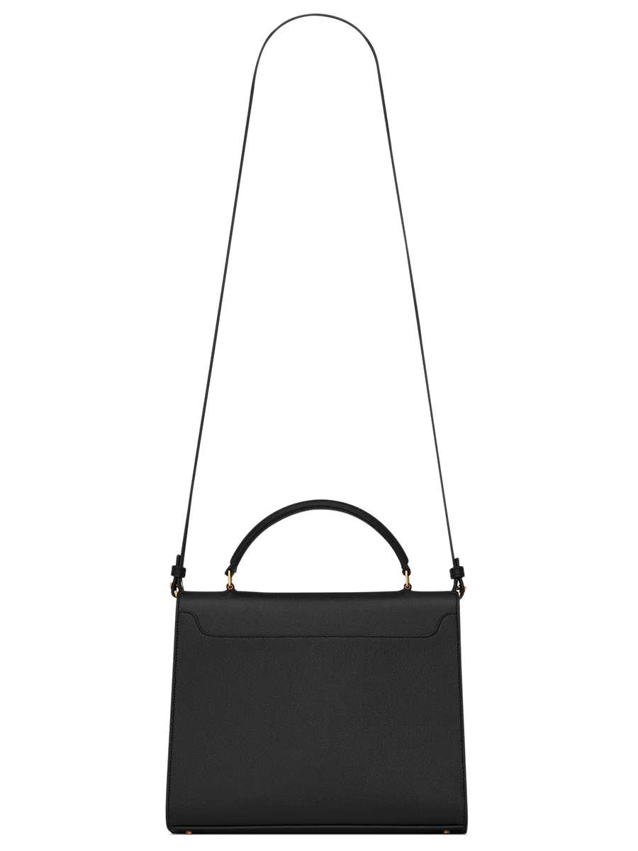 NMCassandra Medium Top Handle Bag in Grain de Poudre Embossed Leather