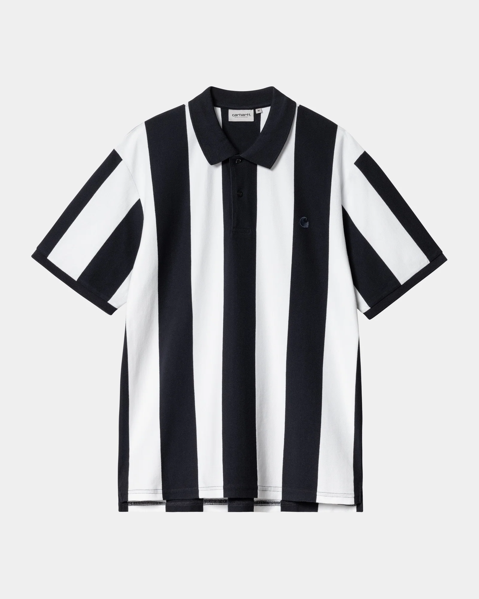 NMHinton Stripe Polo | Dark Navy