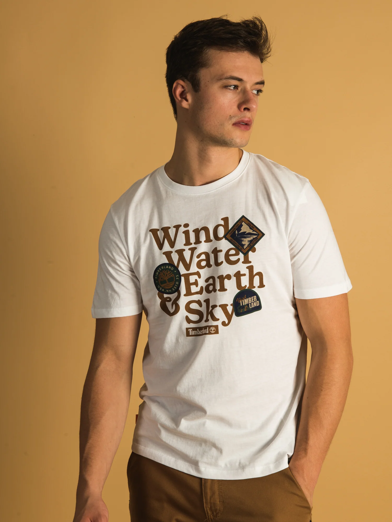NMTIMBERLAND WIND WATER EARTH & SKY T-SHIRT