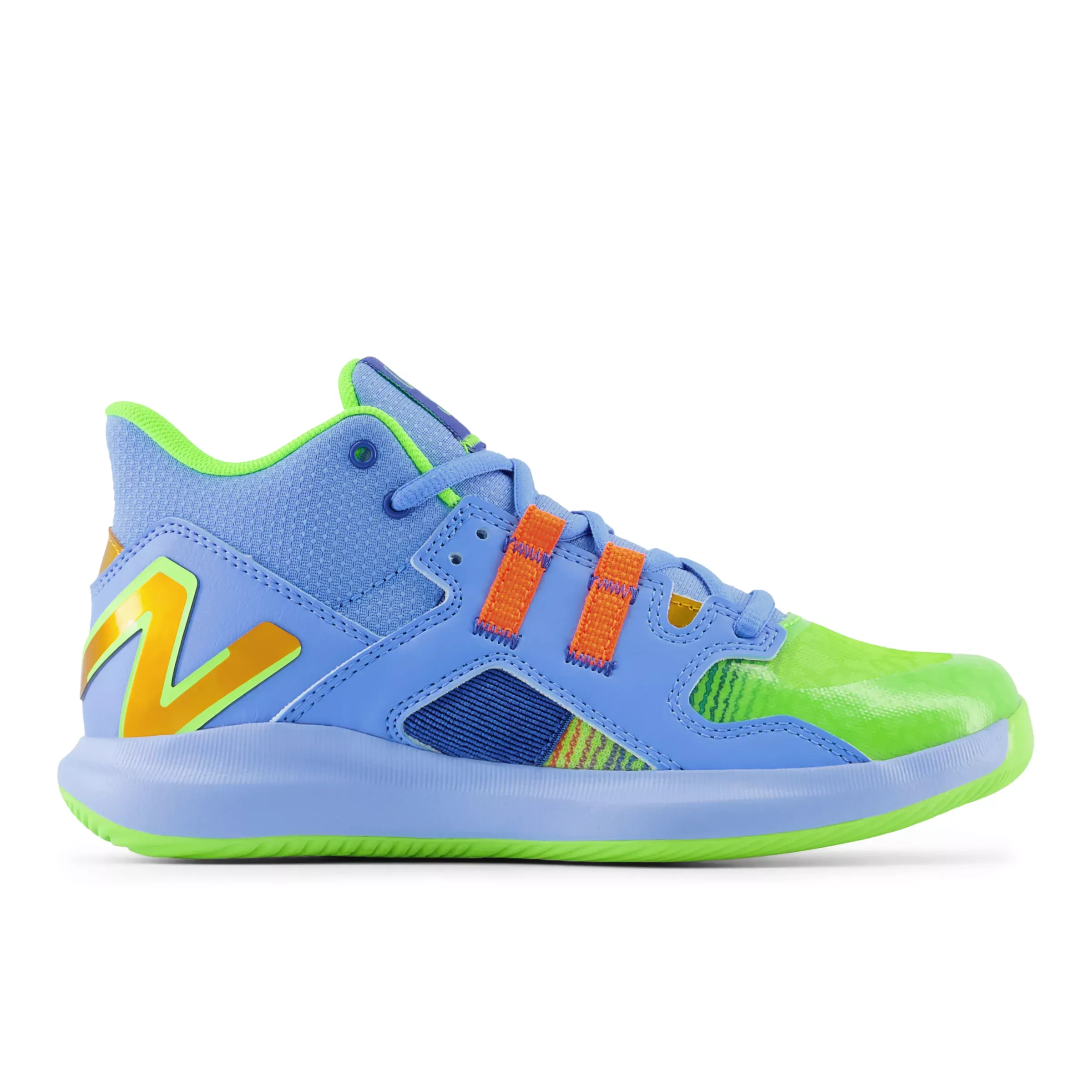 NMKid's Coco CG1 - Blue with Green and Orange Rust