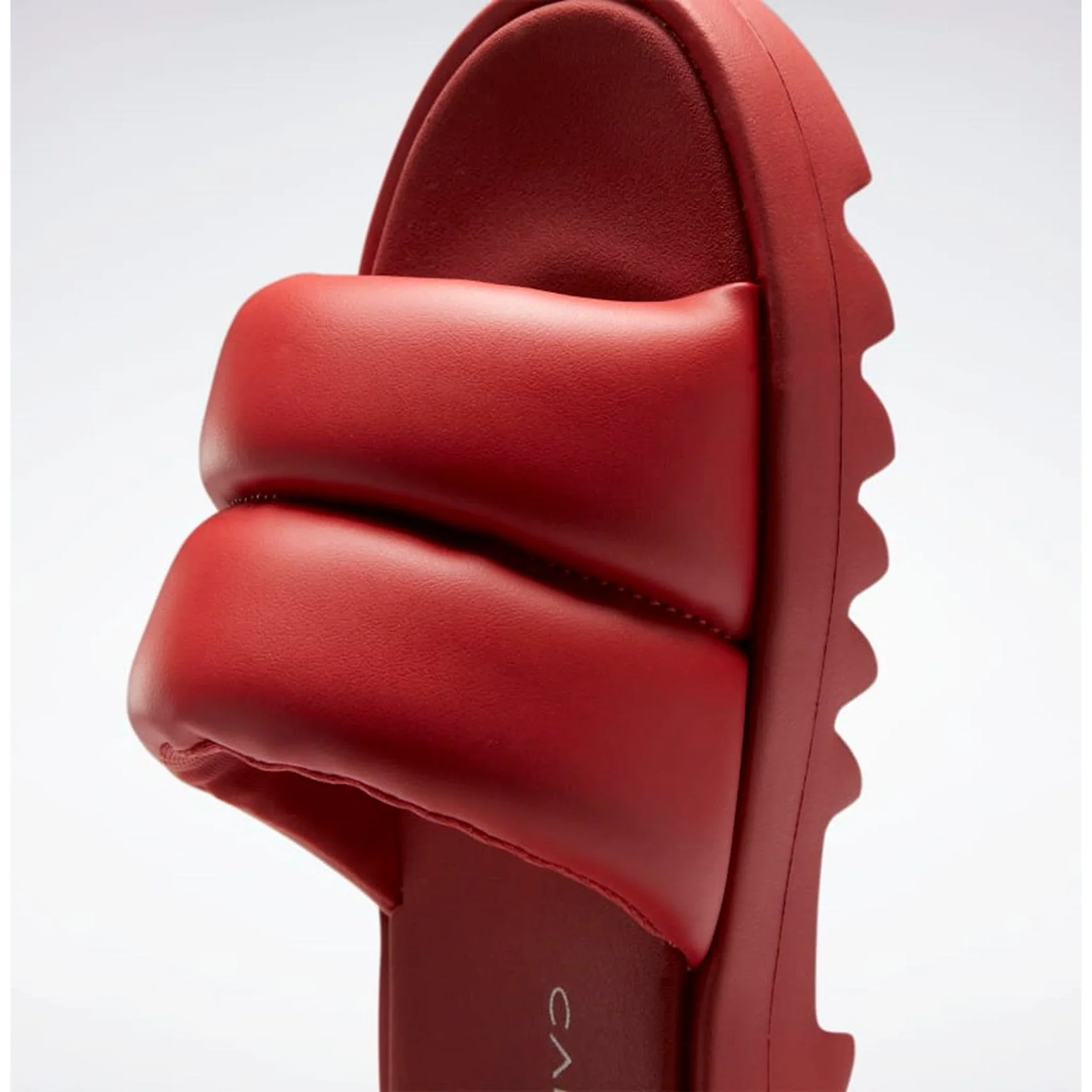 NMReebok Women's Cardi B Slides - Mars Red