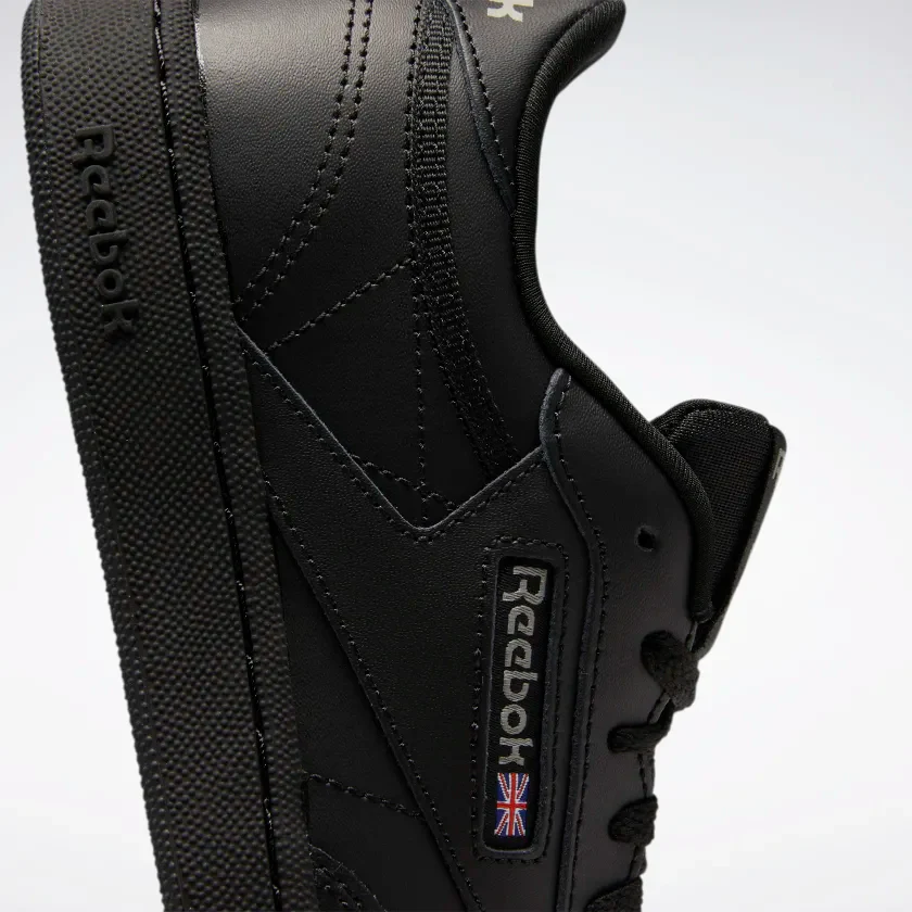 NMReebok Kid's Club C GS Shoes - Black / Charcoal