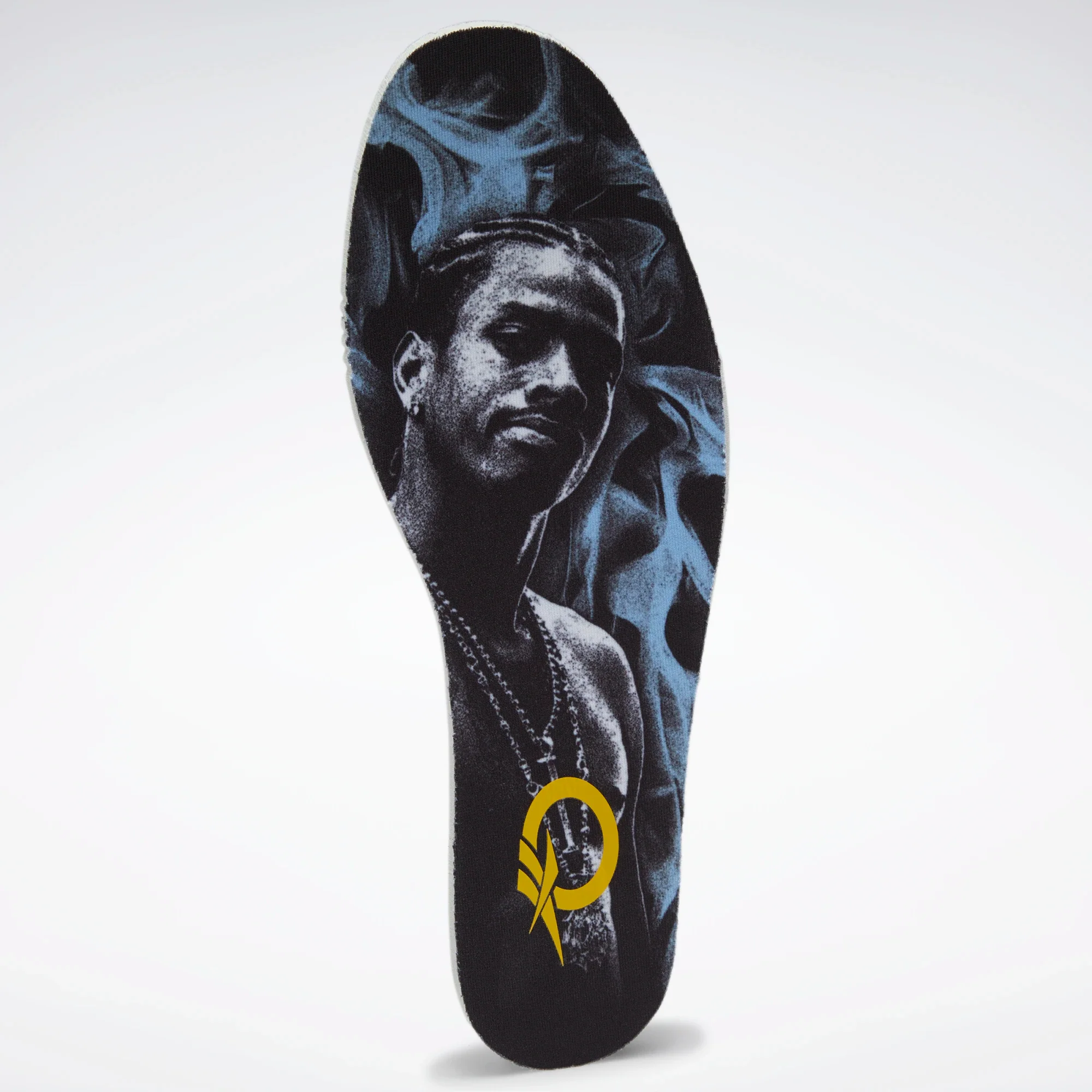 NMReebok Men's Question Mid Basketball Shoes - Ftwr White / Fluid Blue / Toxic Yellow