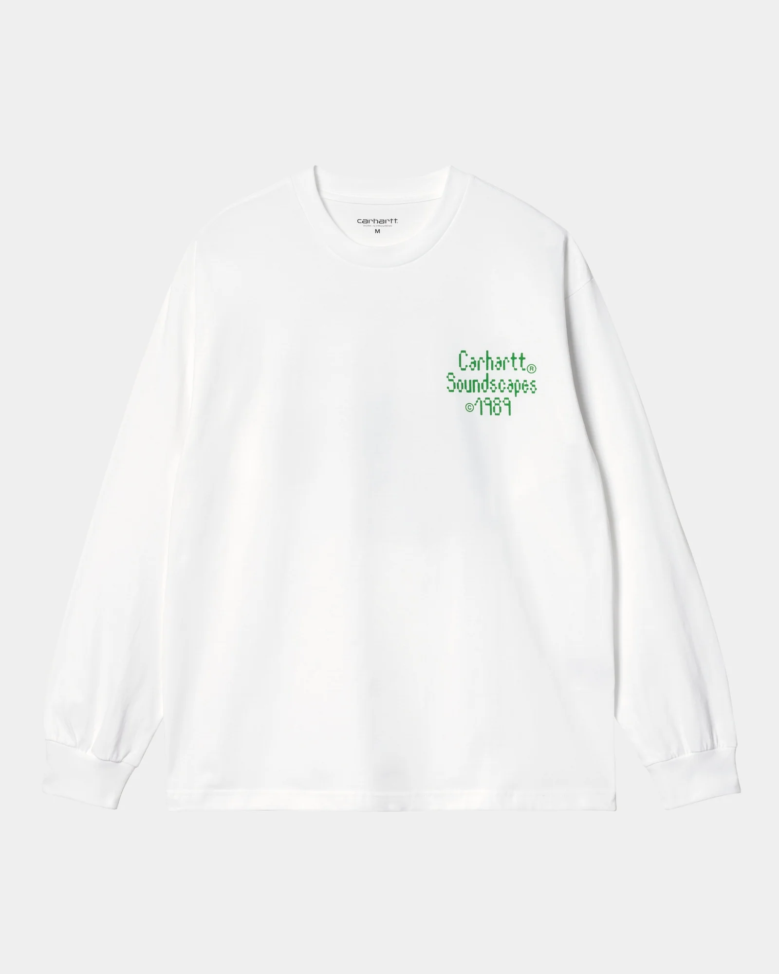 NMSoundface Long Sleeve T-Shirt | White