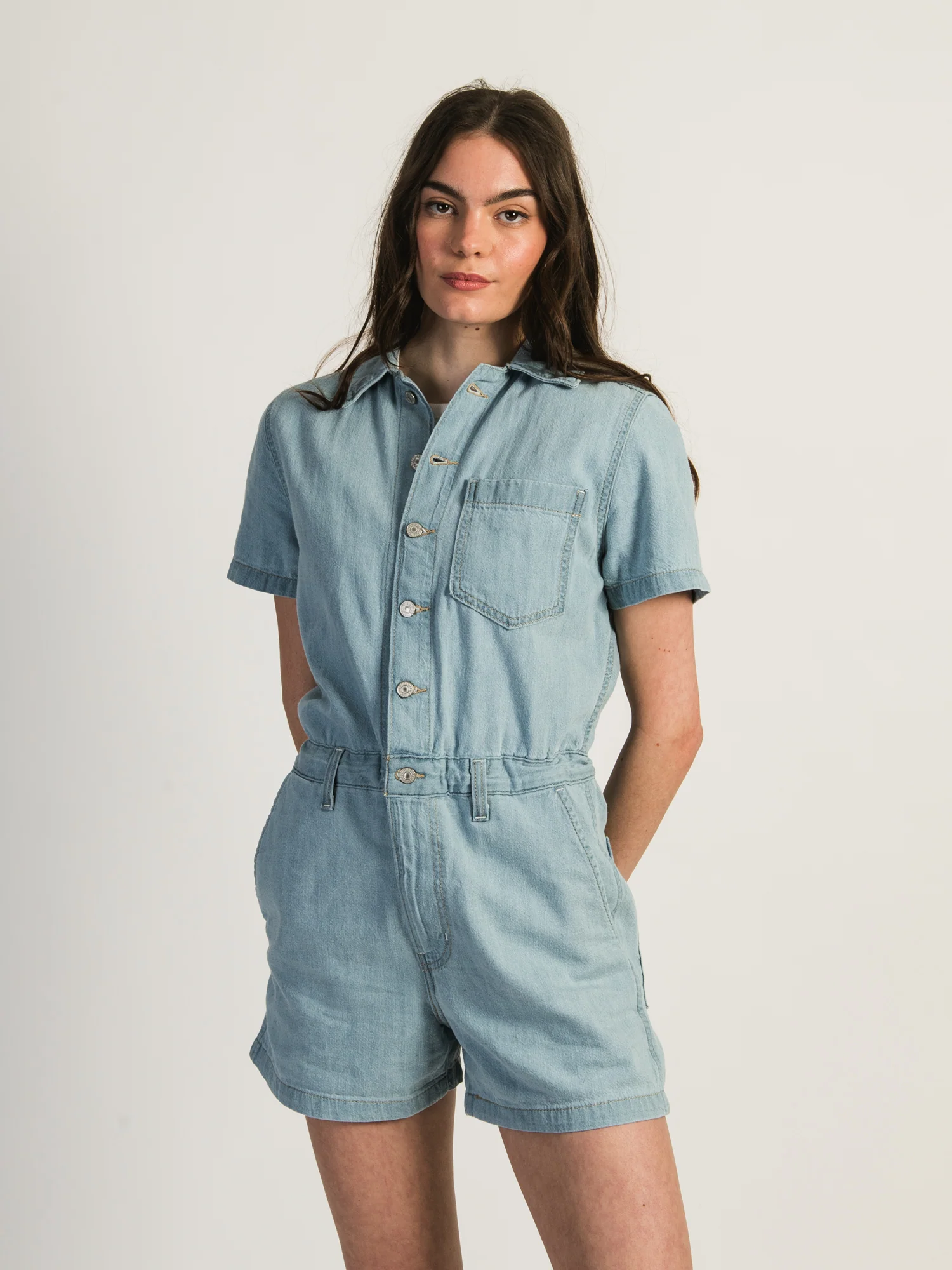 NMLEVIS HERITAGE SHORT SLEEVE ROMPER - ENJOY
