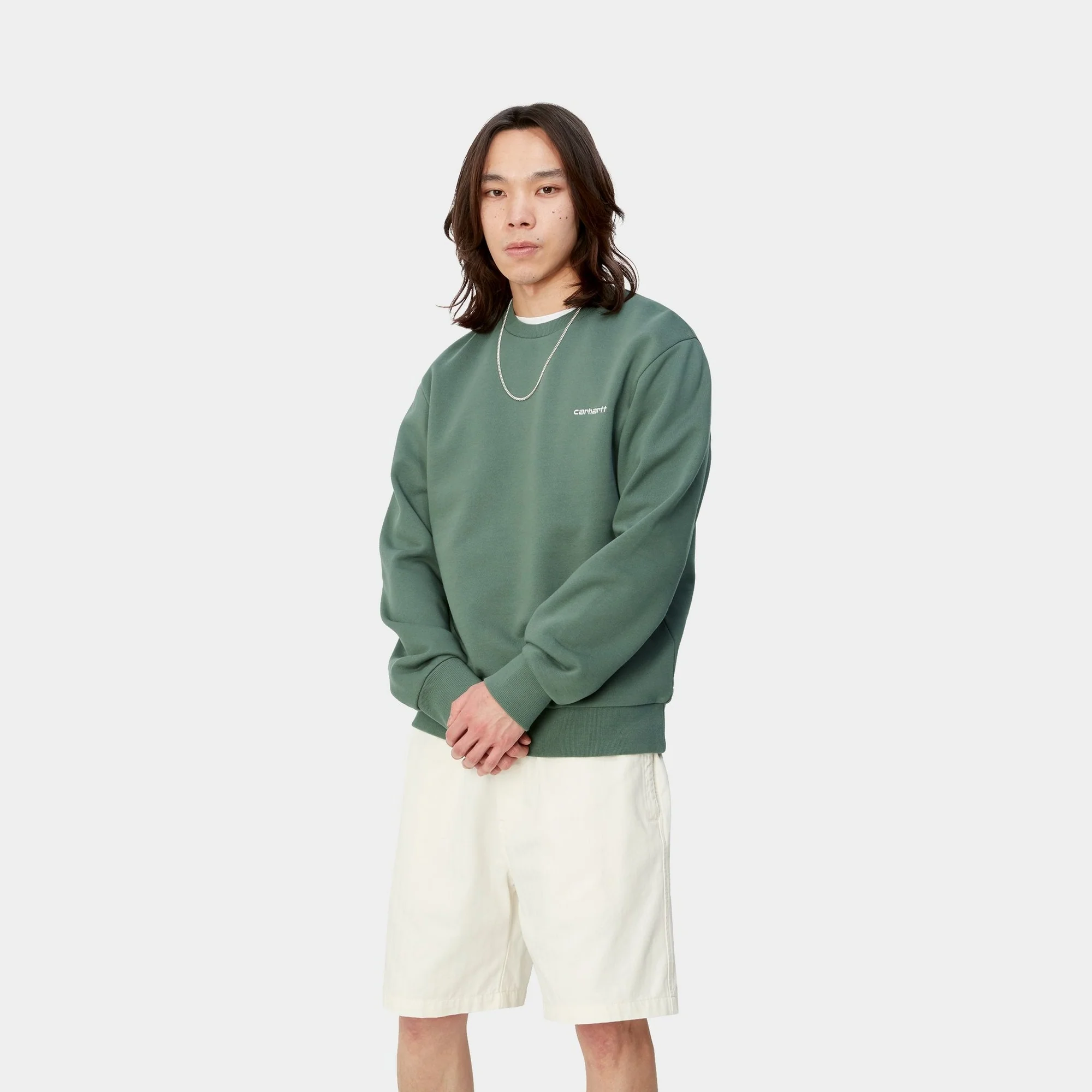 NMScript Embroidery Sweatshirt | Park
