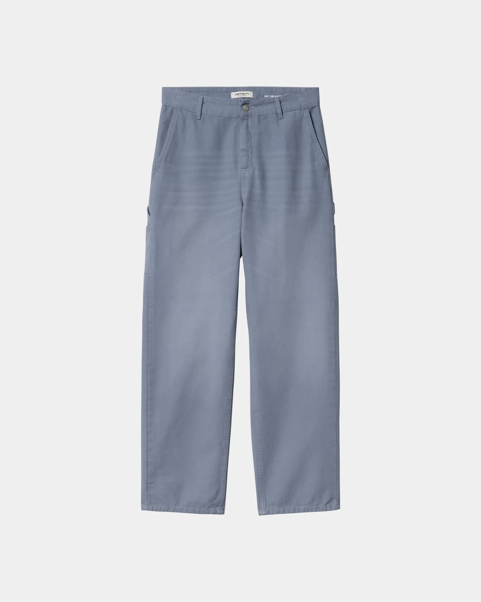 NMPierce Pant Straight - Canvas | Bay Blue (aged canvas)