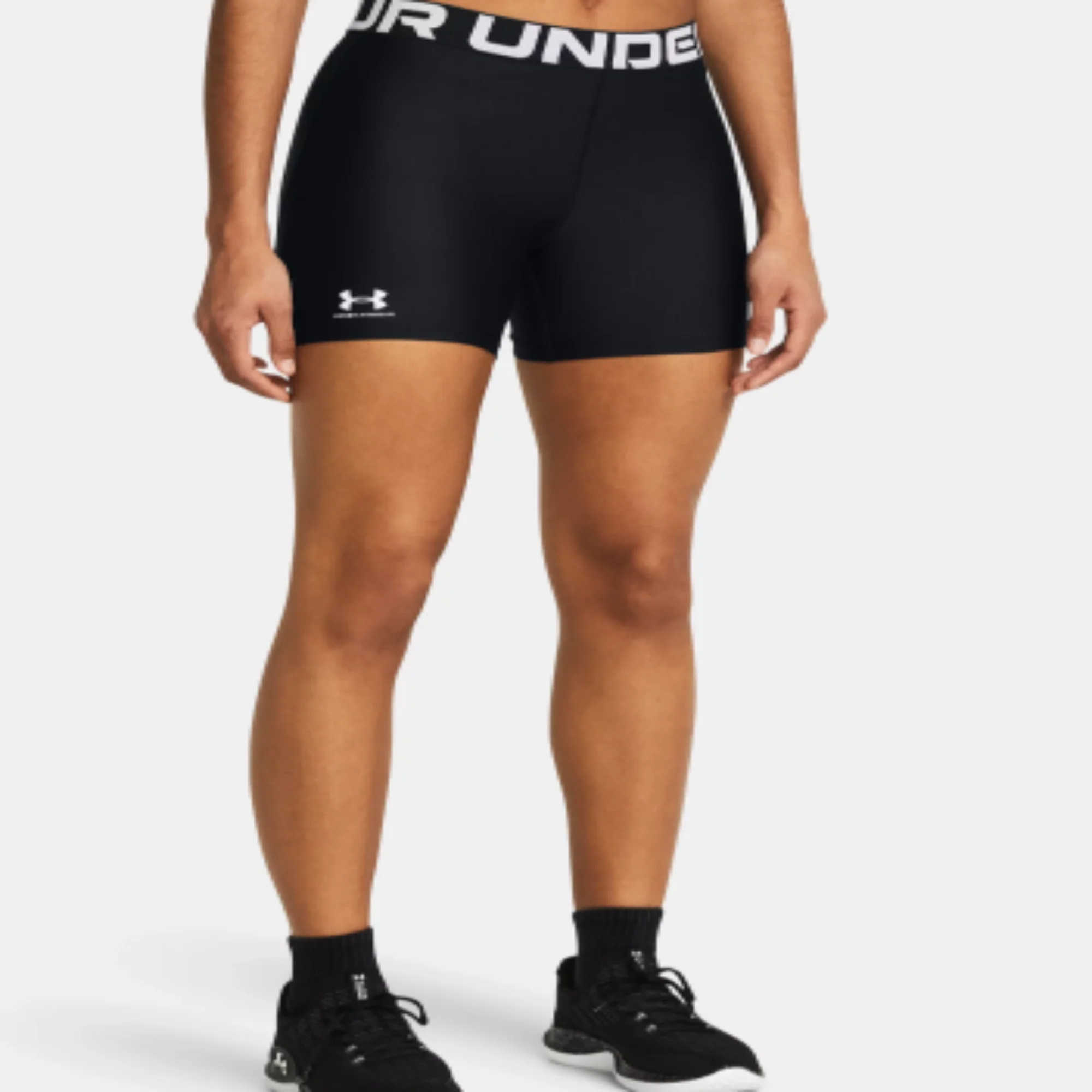 NMWomen's Under Armour HeatGear® Middy Shorts (Black)