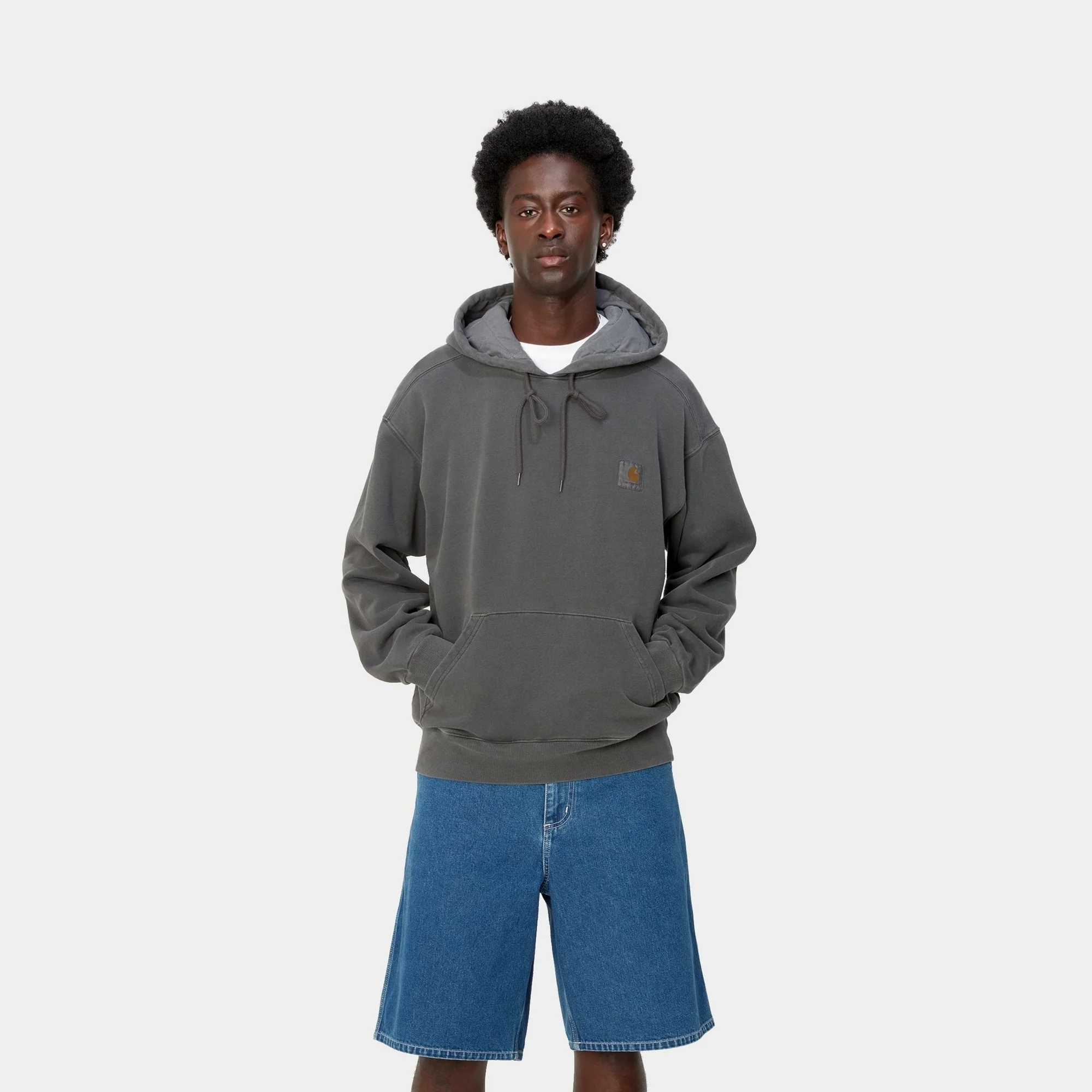 NMHooded Nelson Sweatshirt | Charcoal