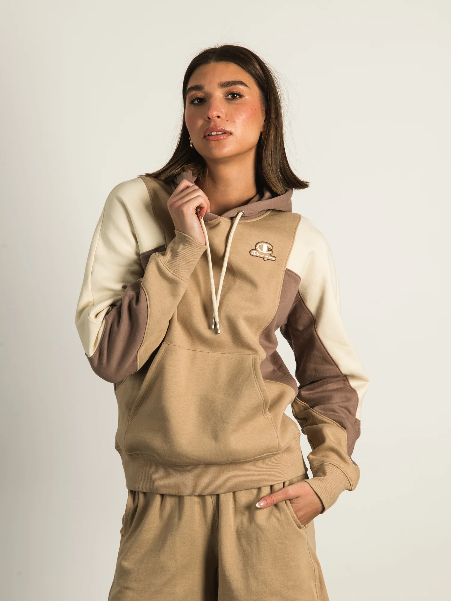 NMCHAMPION COLOUR BLOCKPULL OVER HOODIE