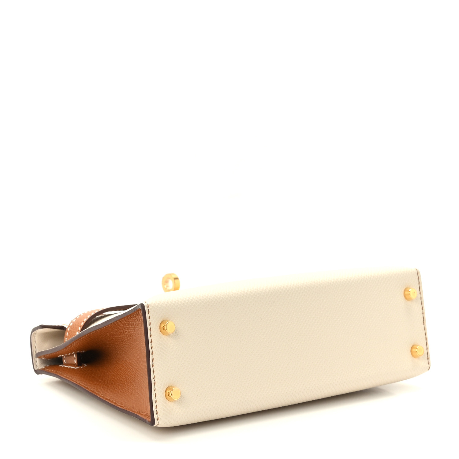 NMEpsom Horseshoe Mini Kelly Sellier 20 Craie Gold