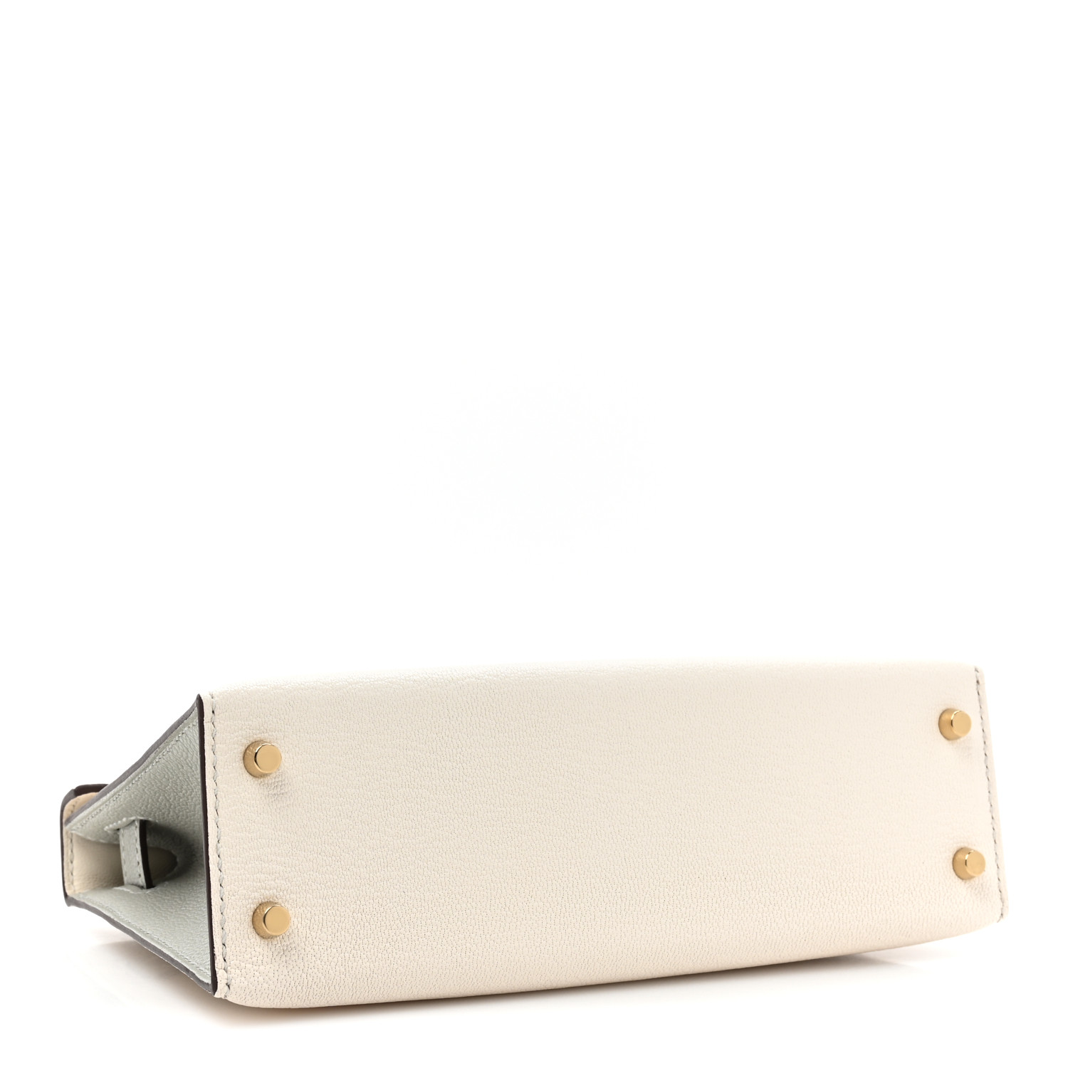 NMChevre Mysore Horseshoe Kelly Sellier 20 Nata Gris Perle