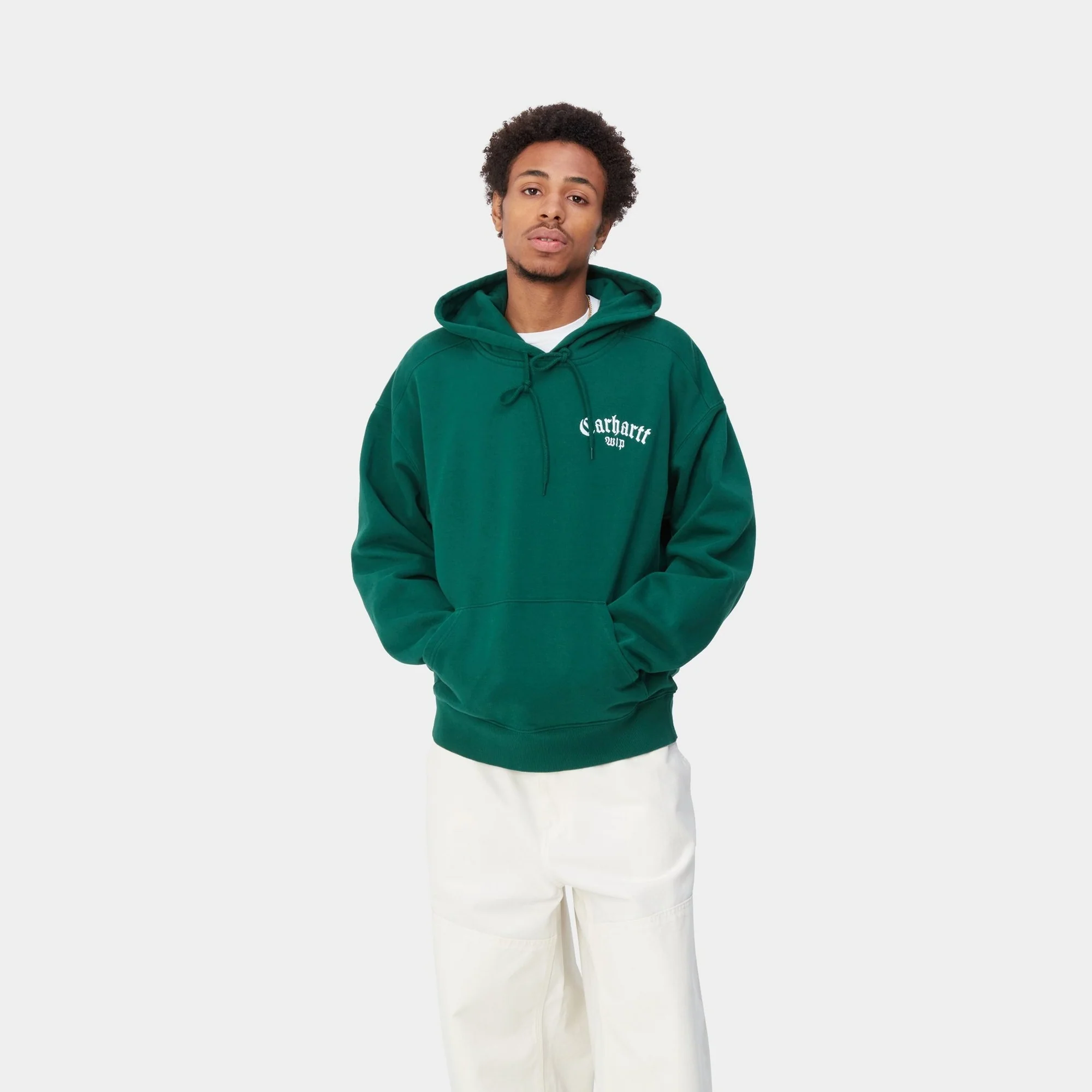 NMHooded Onyx Script Sweatshirt | Chervil