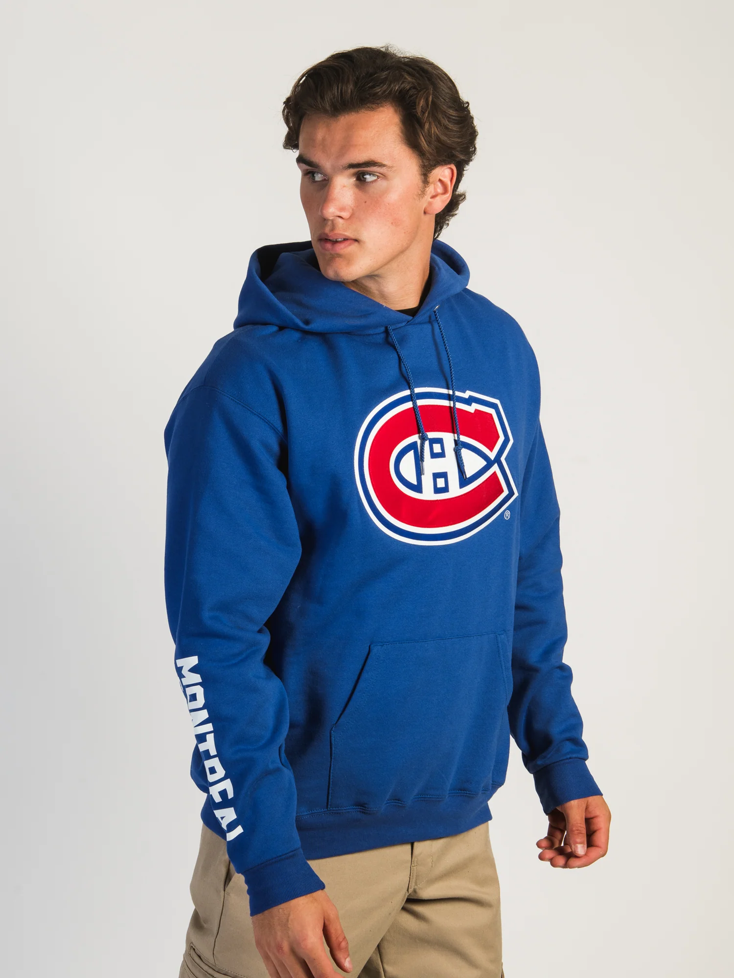 NMCHAMPION NHL MONTREAL CANADIENS CENTER ICE PULL OVER HOODIE