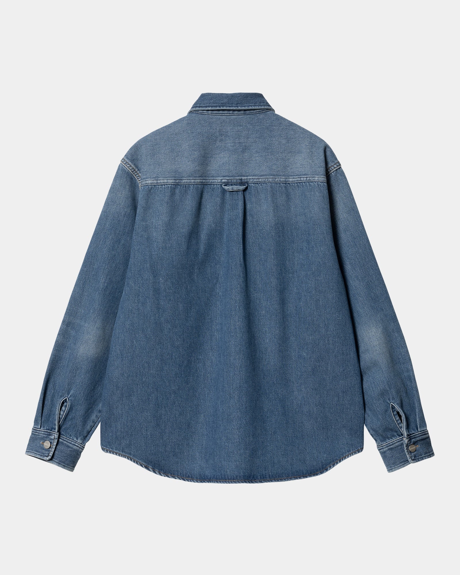 NMHarvey Shirt Jacket | Blue (dark used wash)