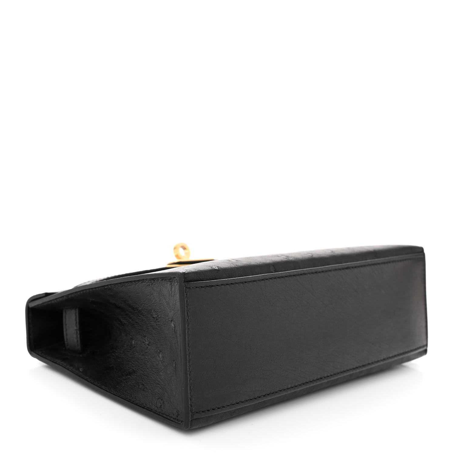 NMOstrich Kelly Pochette Black