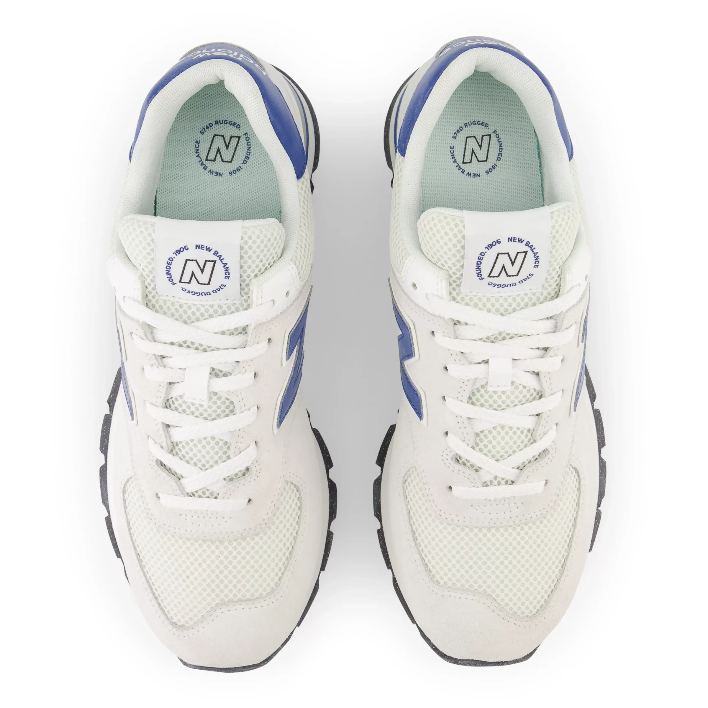 NM574 - White with Royal Blue