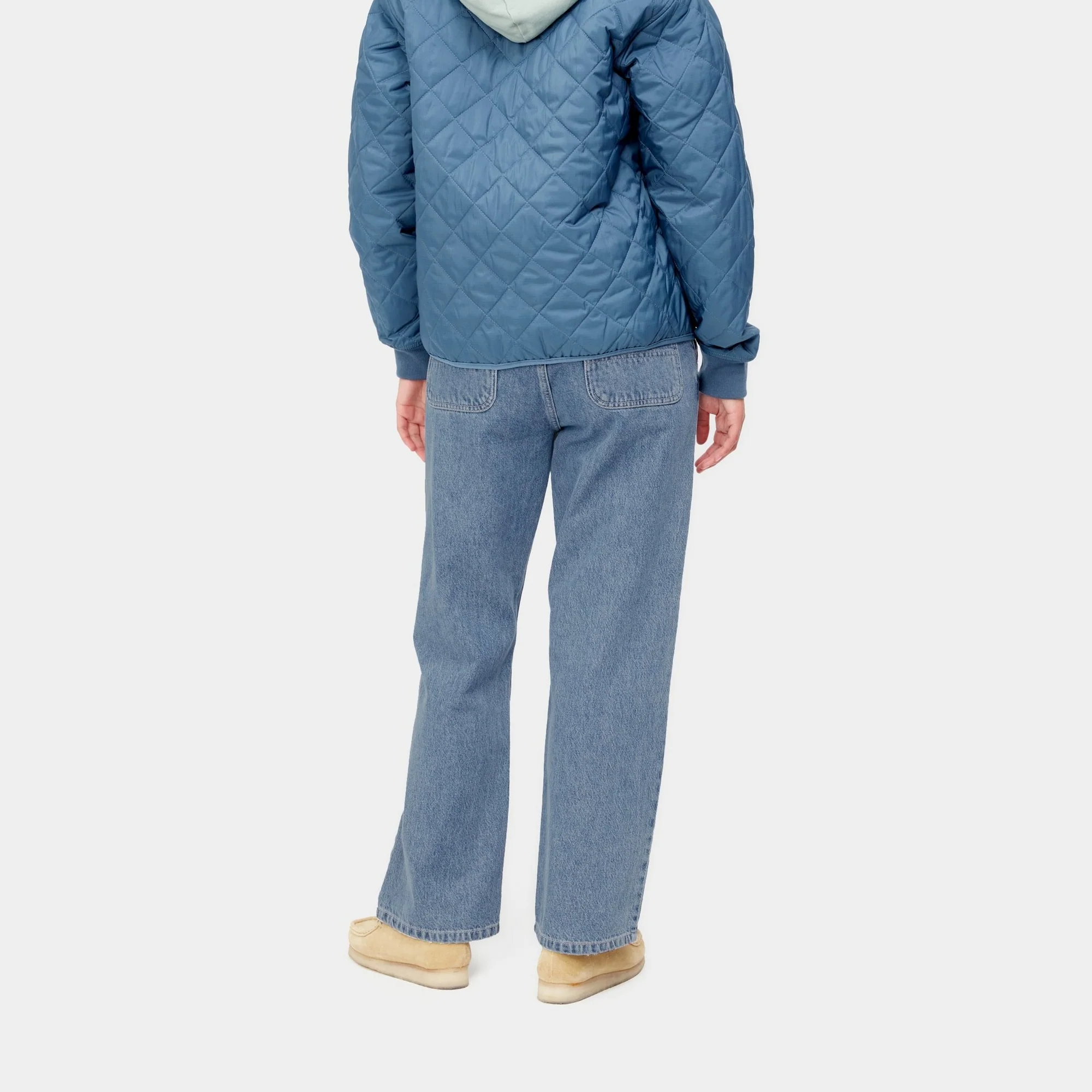 NMWomen's Simple Pant - Denim | Blue (heavy stone wash)