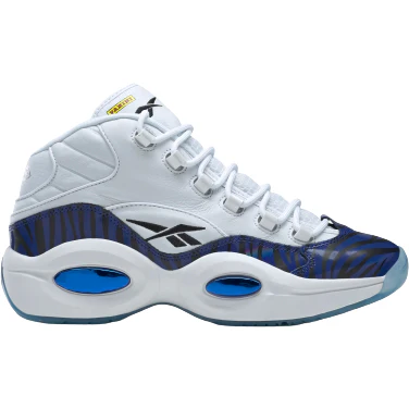 NMReebok Men's Panini Question Mid Basketball Shoes - Ftwr White / Classic Cobalt / Core Black