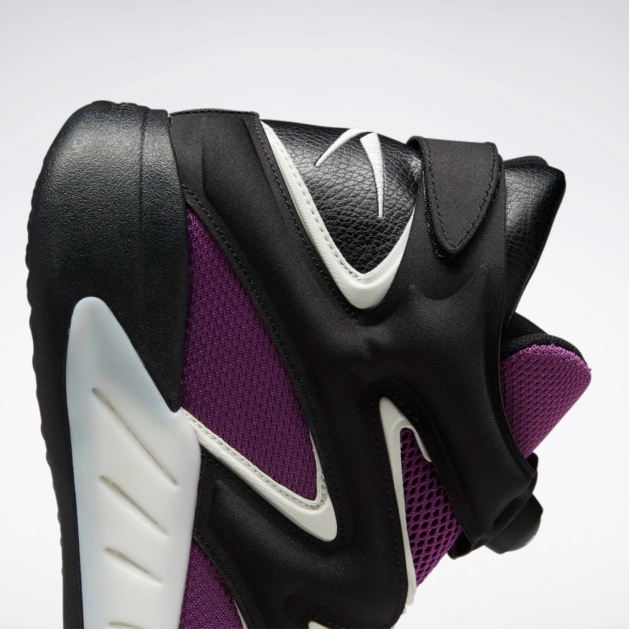 NMReebok Men's Instapump Fury Zone Shoes - Aubergine / Pure Grey 1 / Core Black