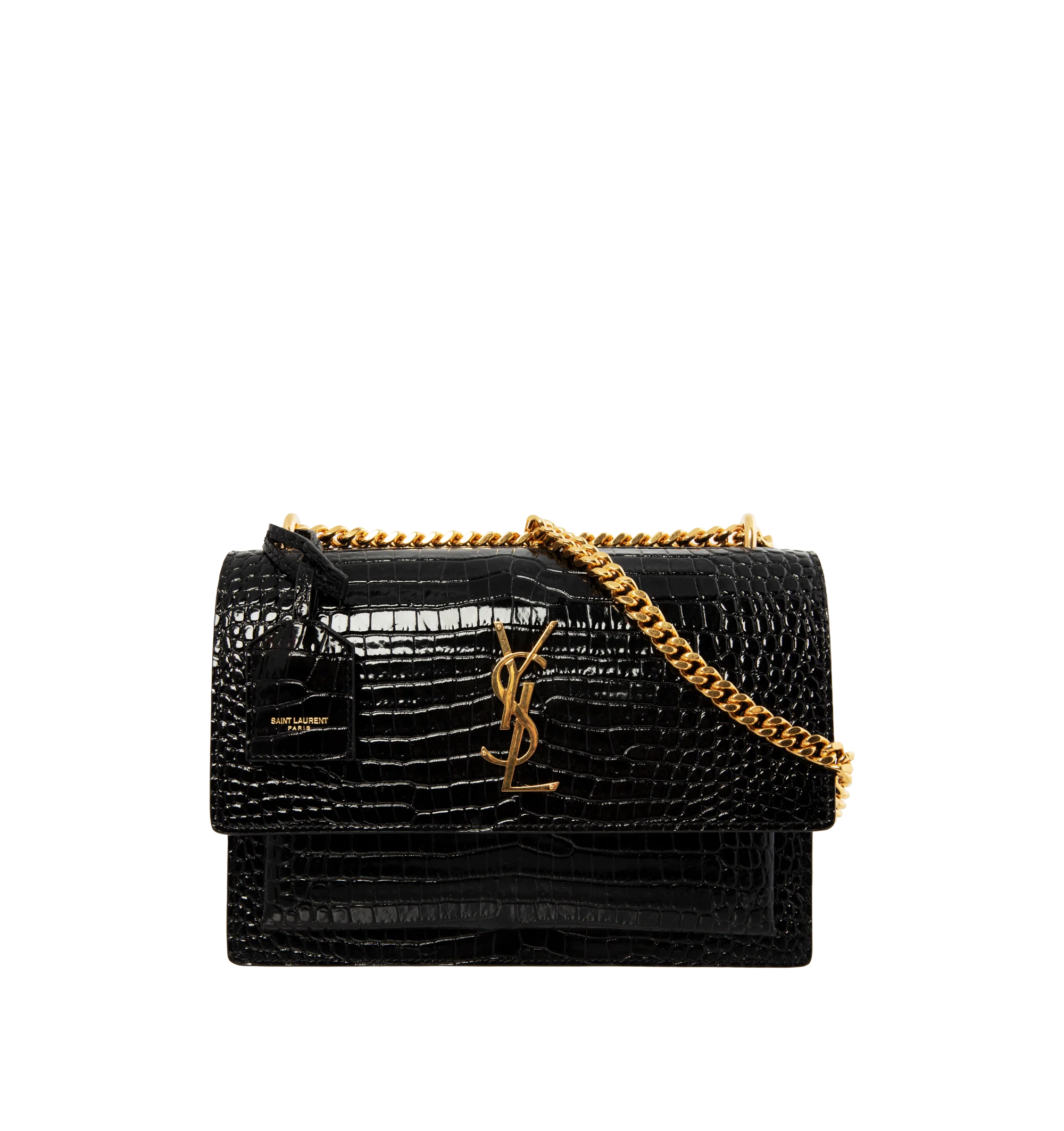 NMSUNSET MEDIUM CROC EMBOSSED BAG