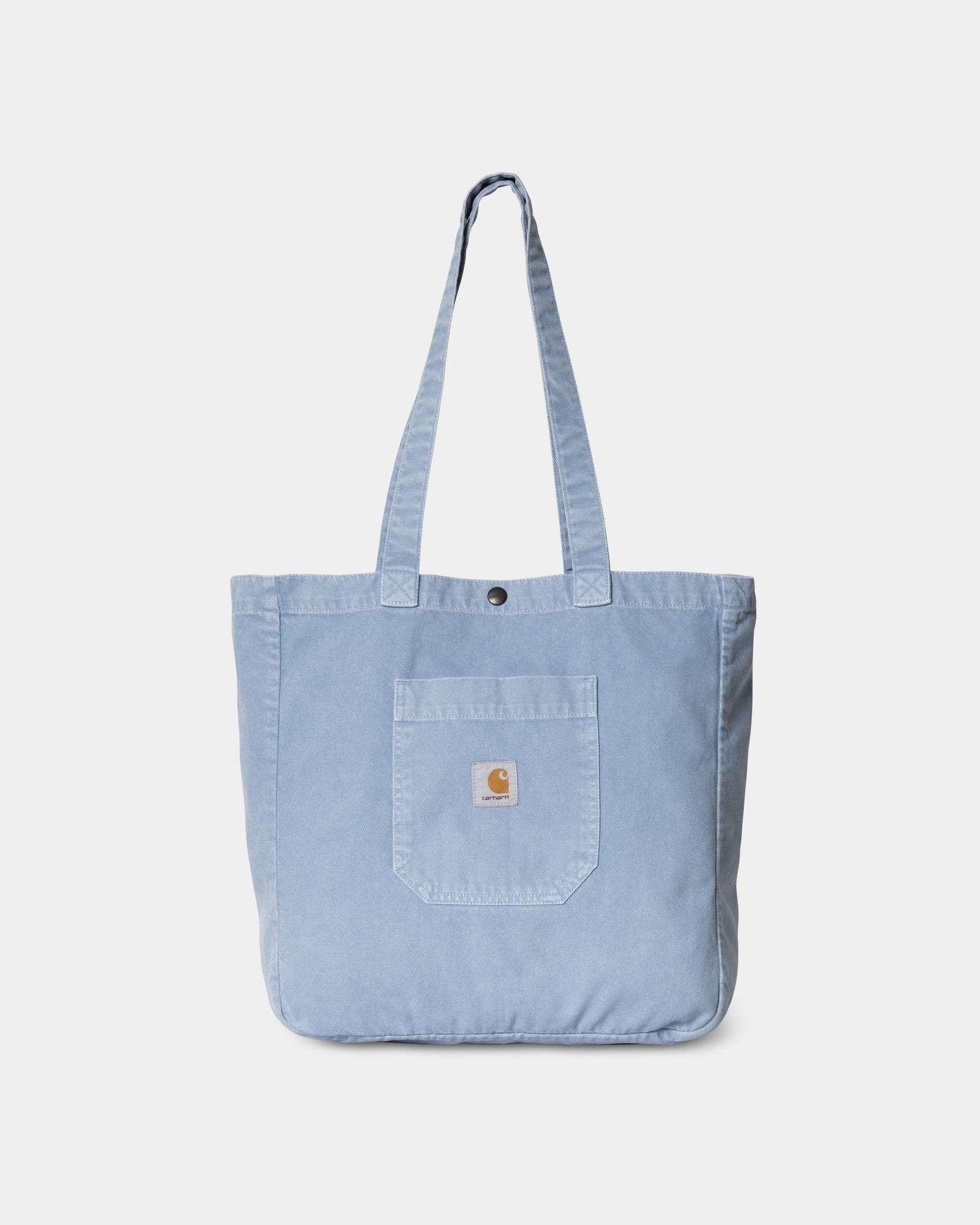 NMGarrison Tote | Frosted Blue (stone dyed)