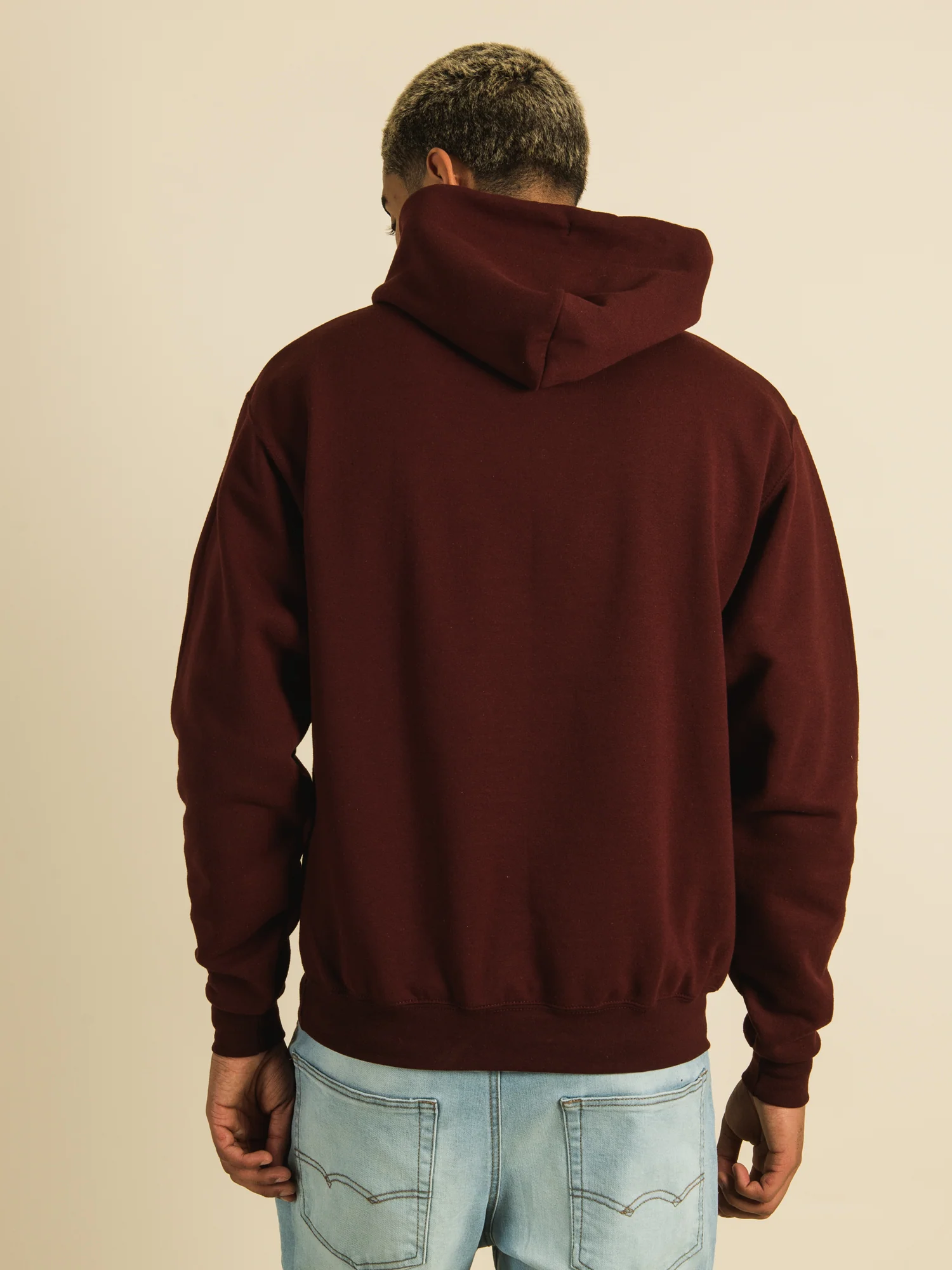 NMCHAMPION HARVARD ALL OVER PRINT PULLOVER HOODIE