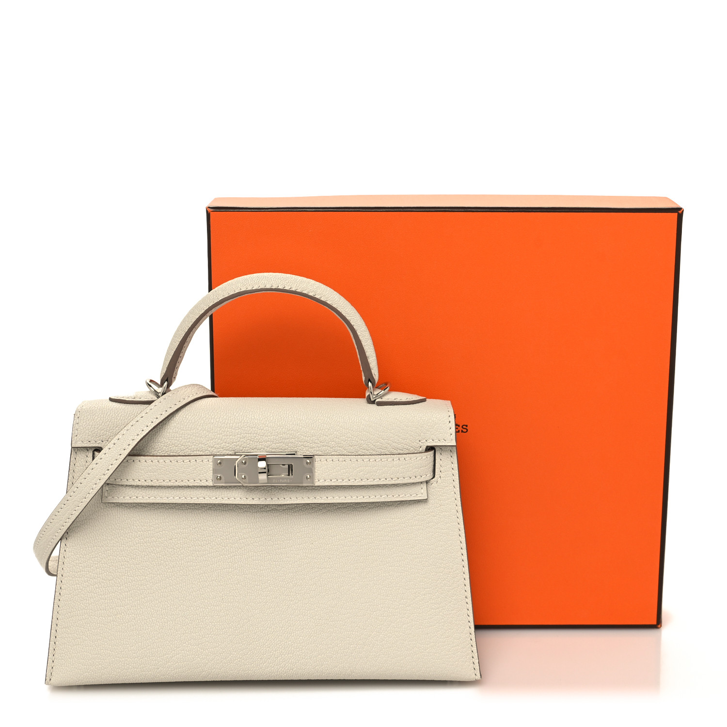 NMChevre Mysore Mini Kelly Sellier 20 Mushroom