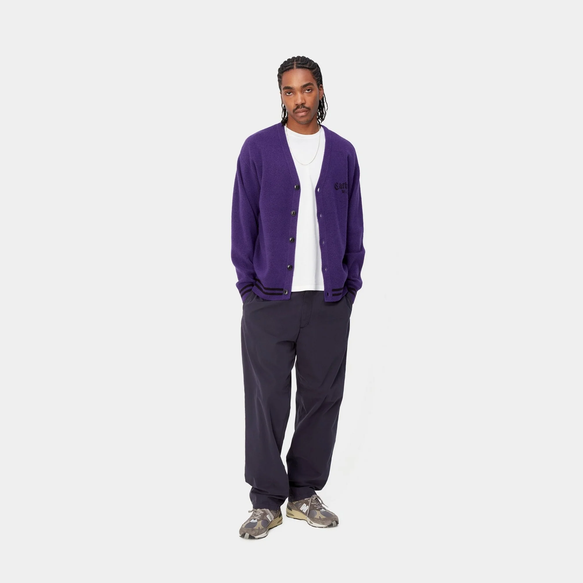 NMOnyx Cardigan | Tyrian / Black