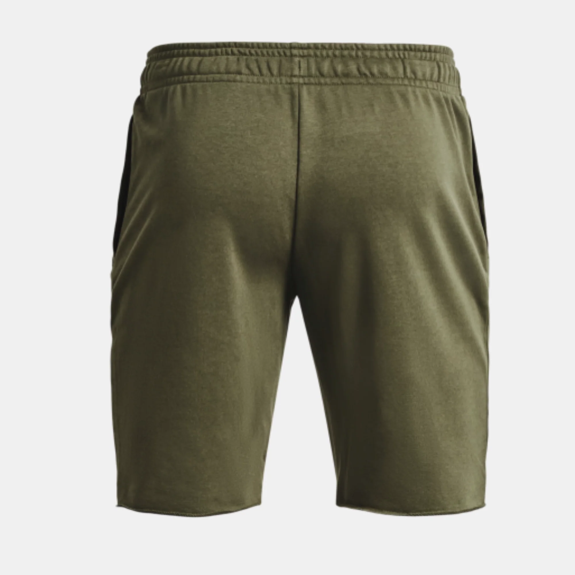 NMMen's Under Armour Rival Terry Shorts (Marine OD Green/Onyx White)