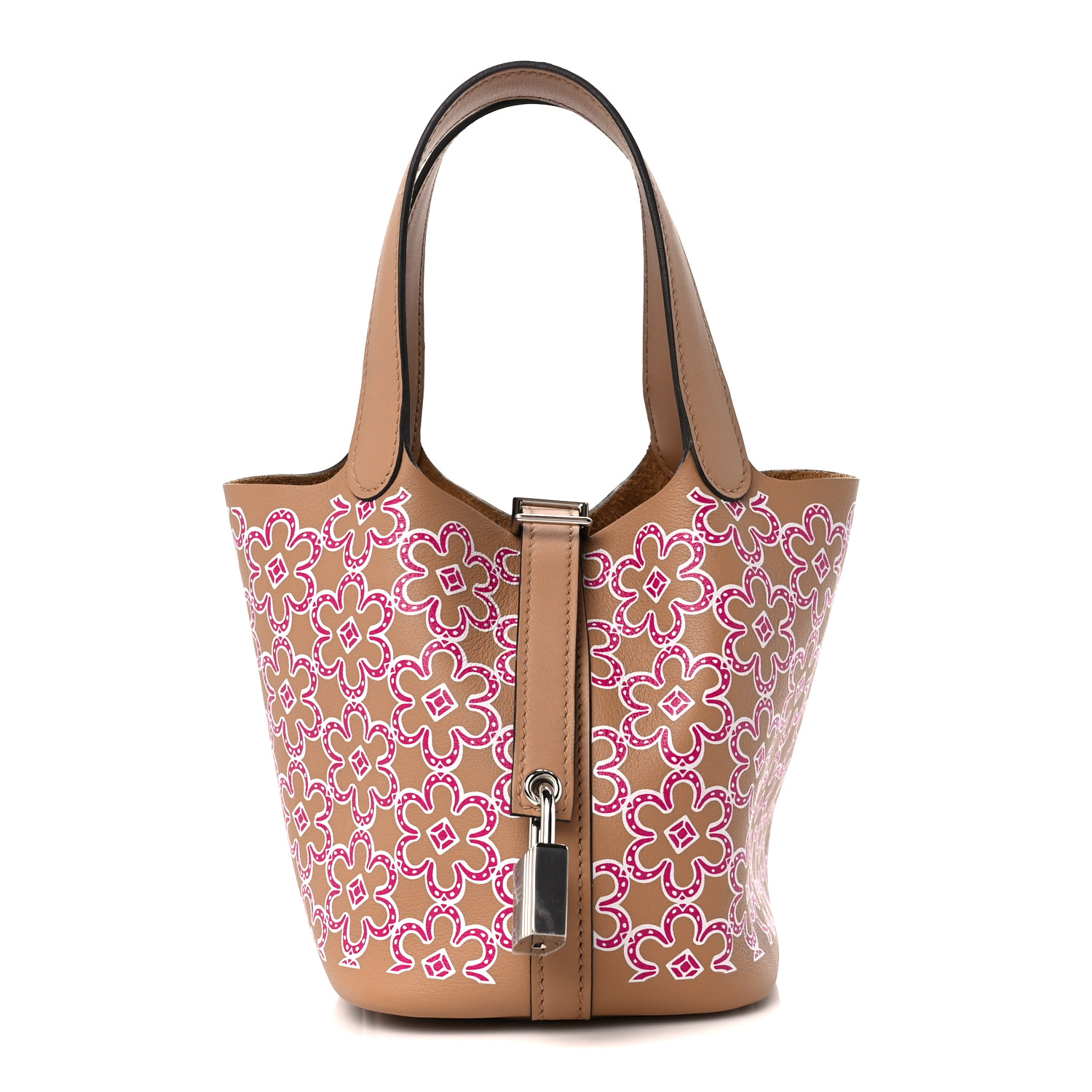 NMSwift Micro Lucky Daisy Picotin Lock Chai Rose White