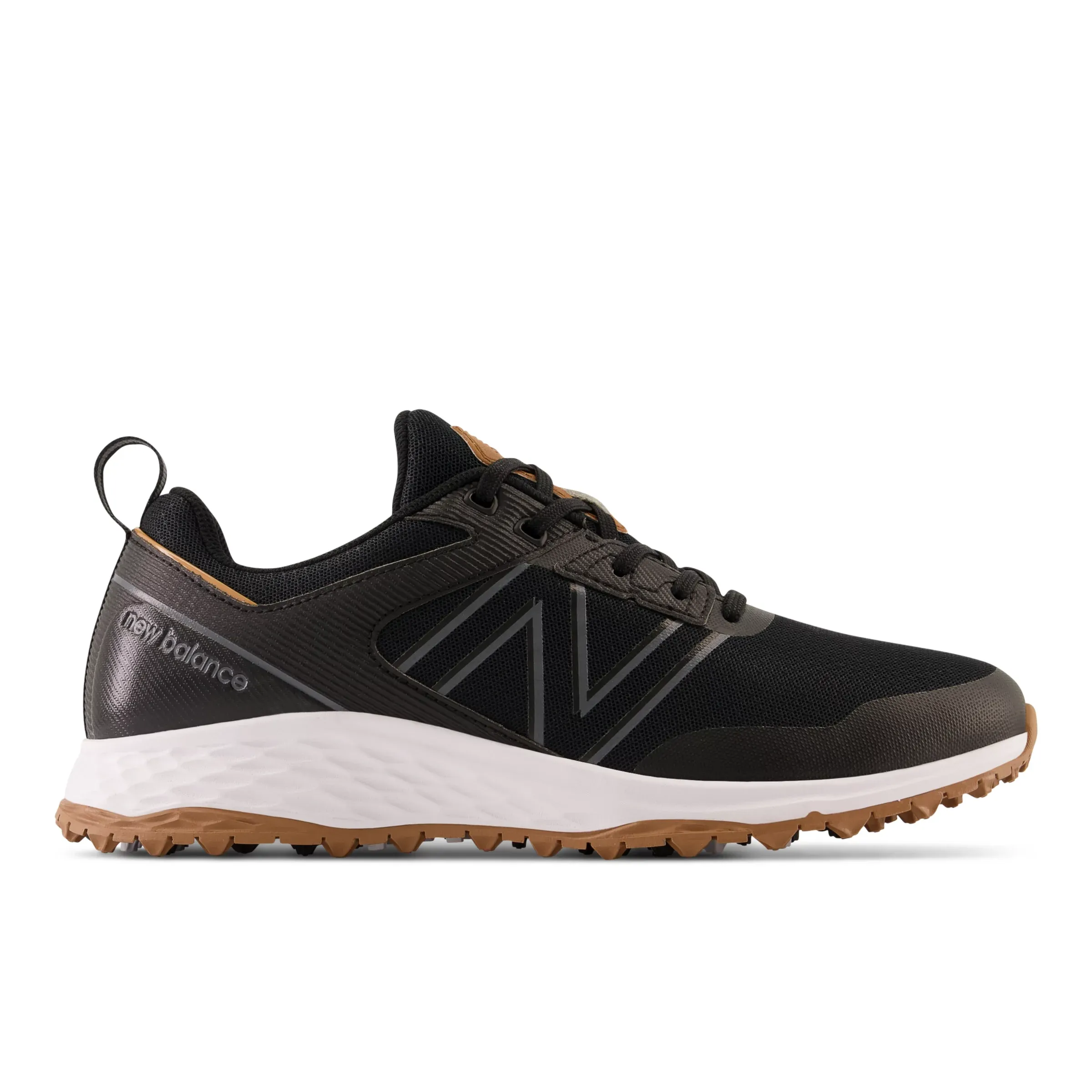 NMFresh Foam Contend Golf Shoes - Black with Gum
