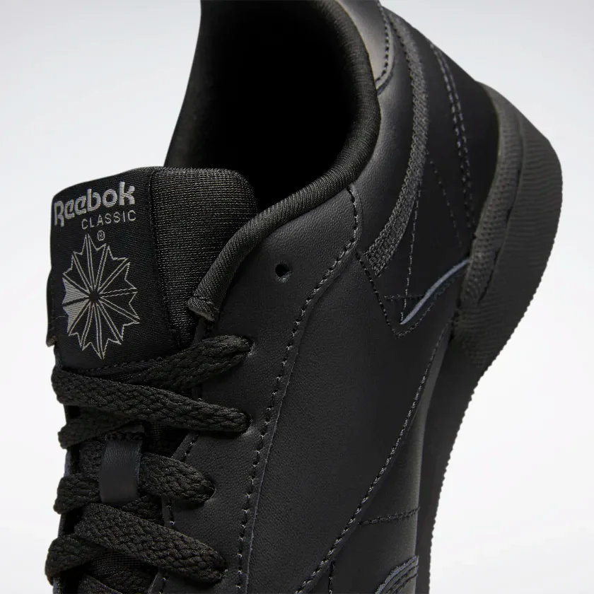 NMReebok Kid's Club C GS Shoes - Black / Charcoal