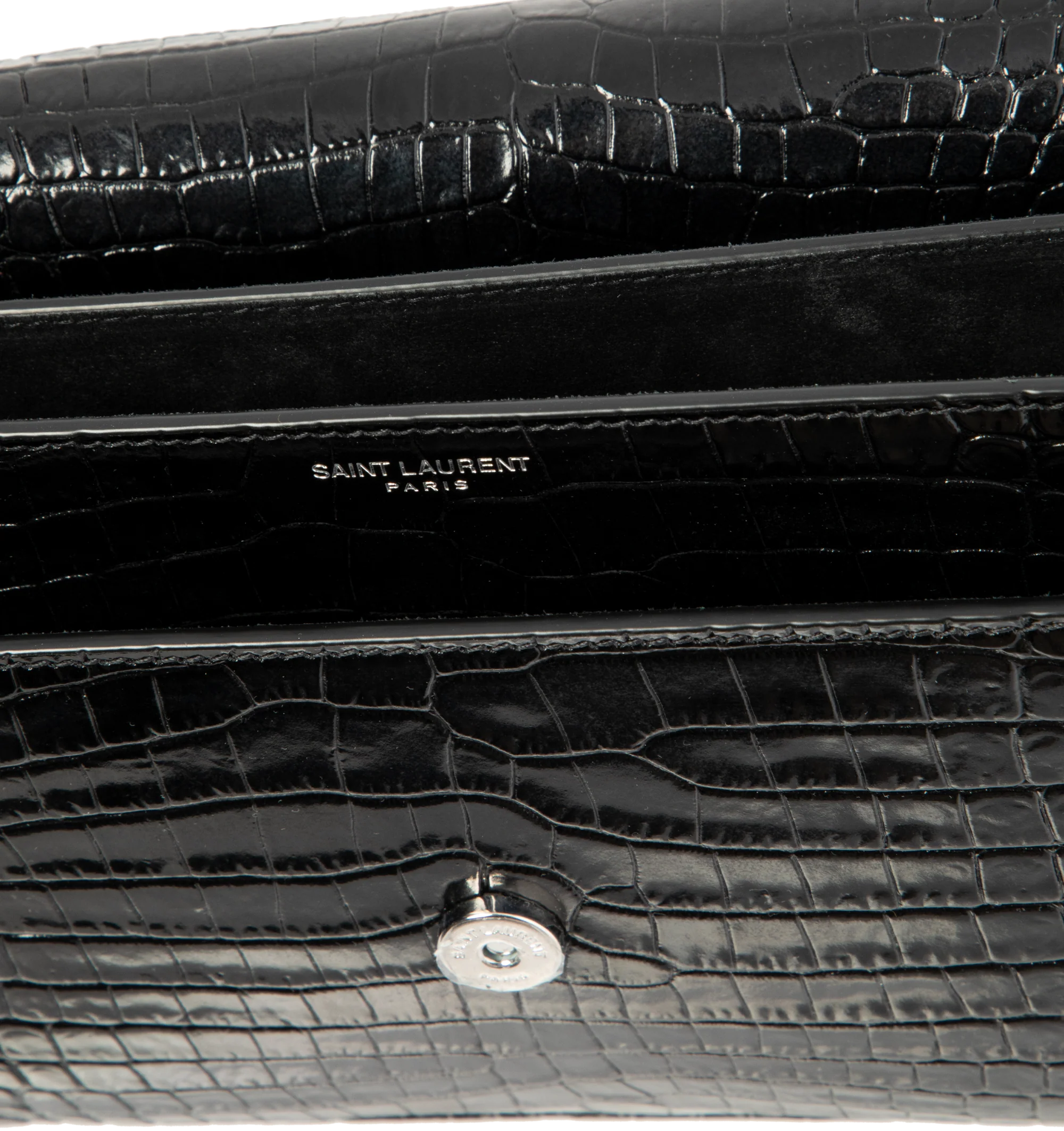 NMSUNSET MEDIUM CROC EMBOSSED BAG