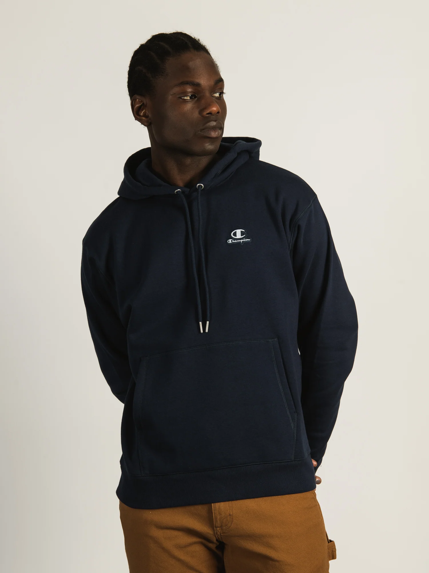 NMCHAMPION CLASSIC PULL OVER LEFT CHEST LOGO HOODIE