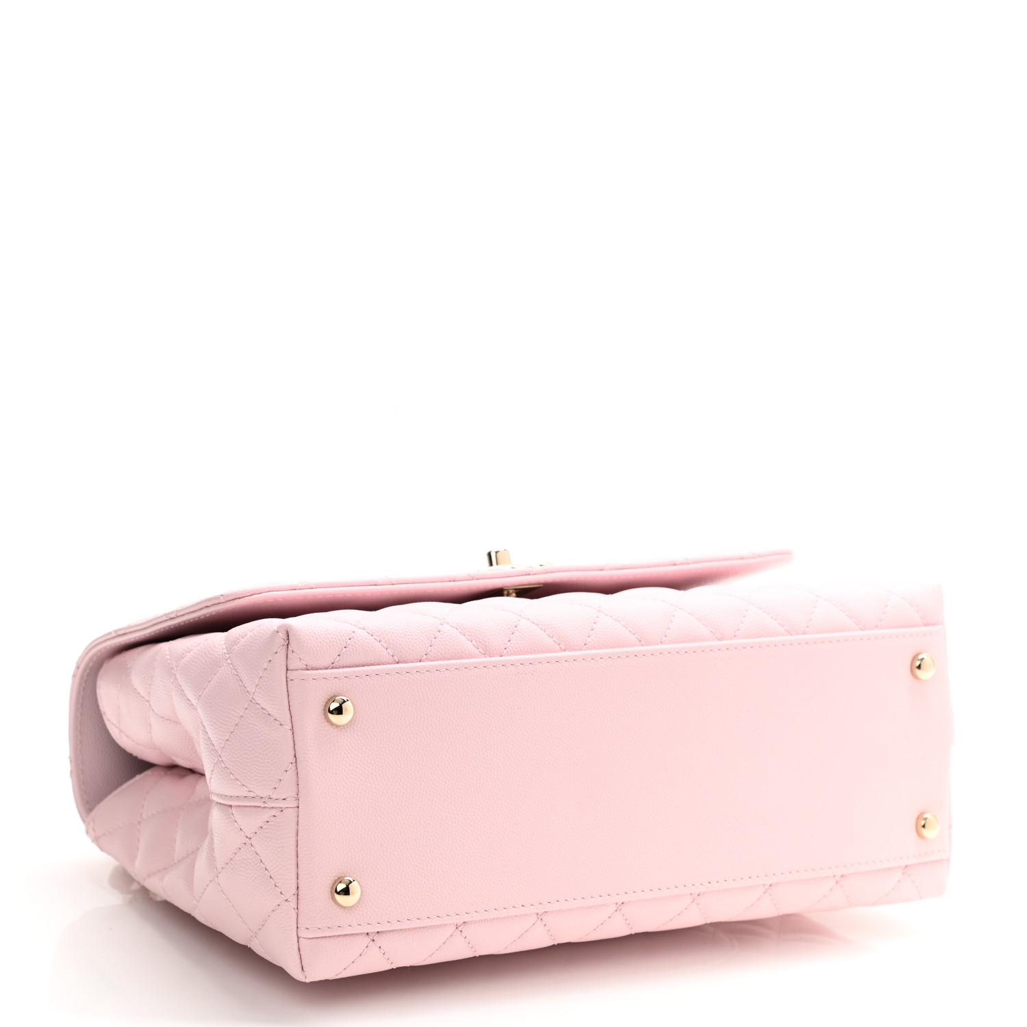 NMCaviar Quilted Small Coco Handle Flap Light Pink